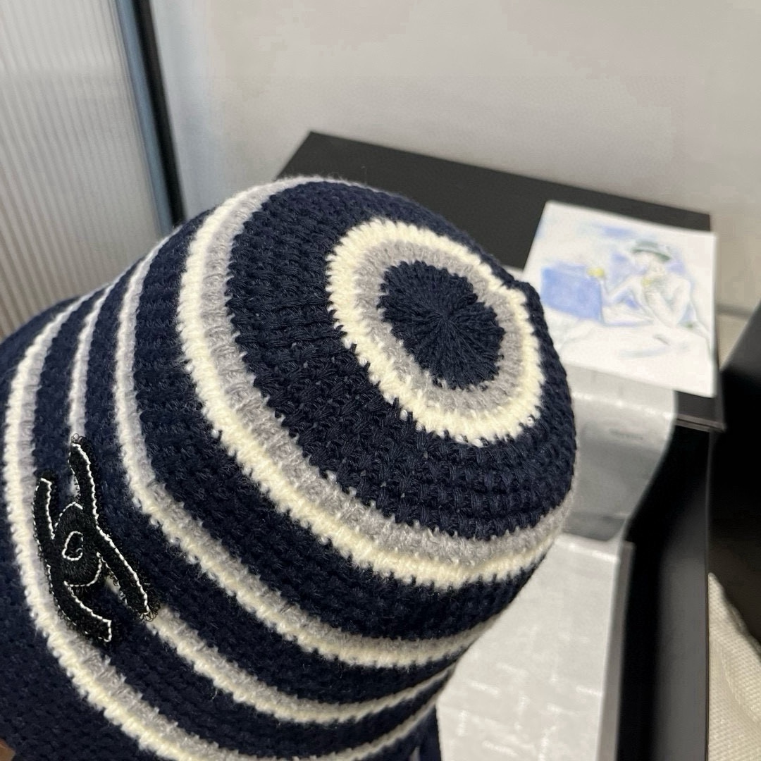 🆕

香奈儿新款针织渔夫帽，头围57cm
