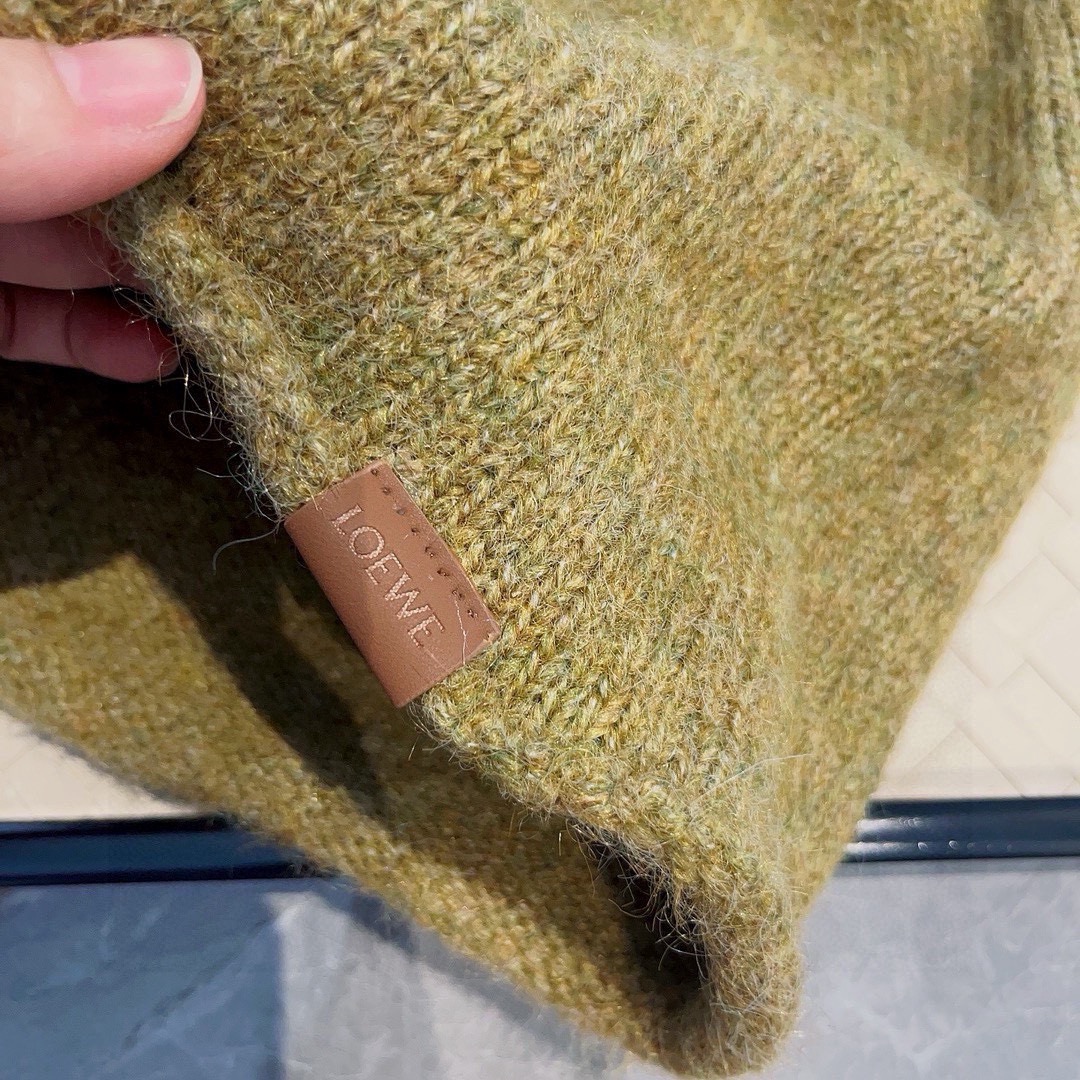 🆕
LOEWE罗意威秋冬新款毛线帽，嘻哈风针织帽，男女款毛线帽 4个色