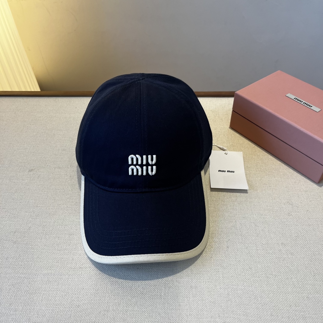 🆕

miumiu缪缪新款鸭舌帽，25年专柜新款，头围57cm