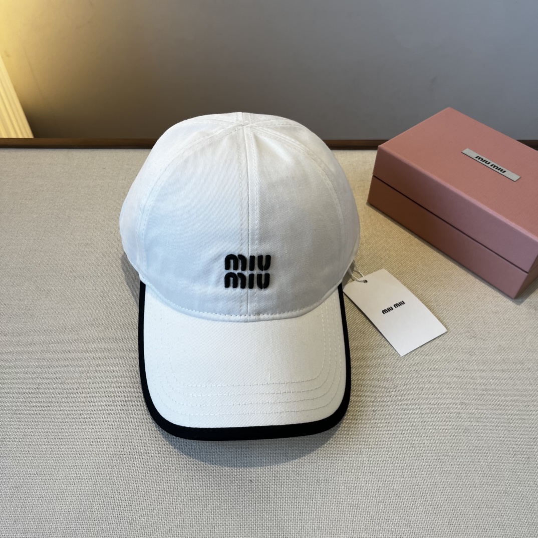 🆕

miumiu缪缪新款鸭舌帽，25年专柜新款，头围57cm