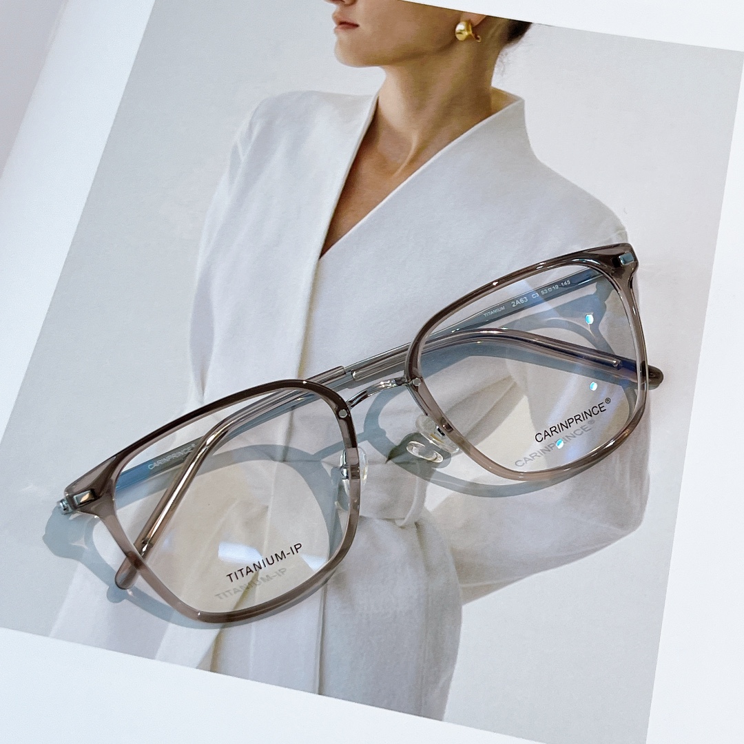 NO:373715,Titanium rack CARIN MODEL:2A63 SIZE53 port 19- glasses sunglasses sunglasses, glasses19860909钛架 CARIN MODEL:2A63 SIZE53口19- 眼镜墨镜太阳镜,眼镜,glasses