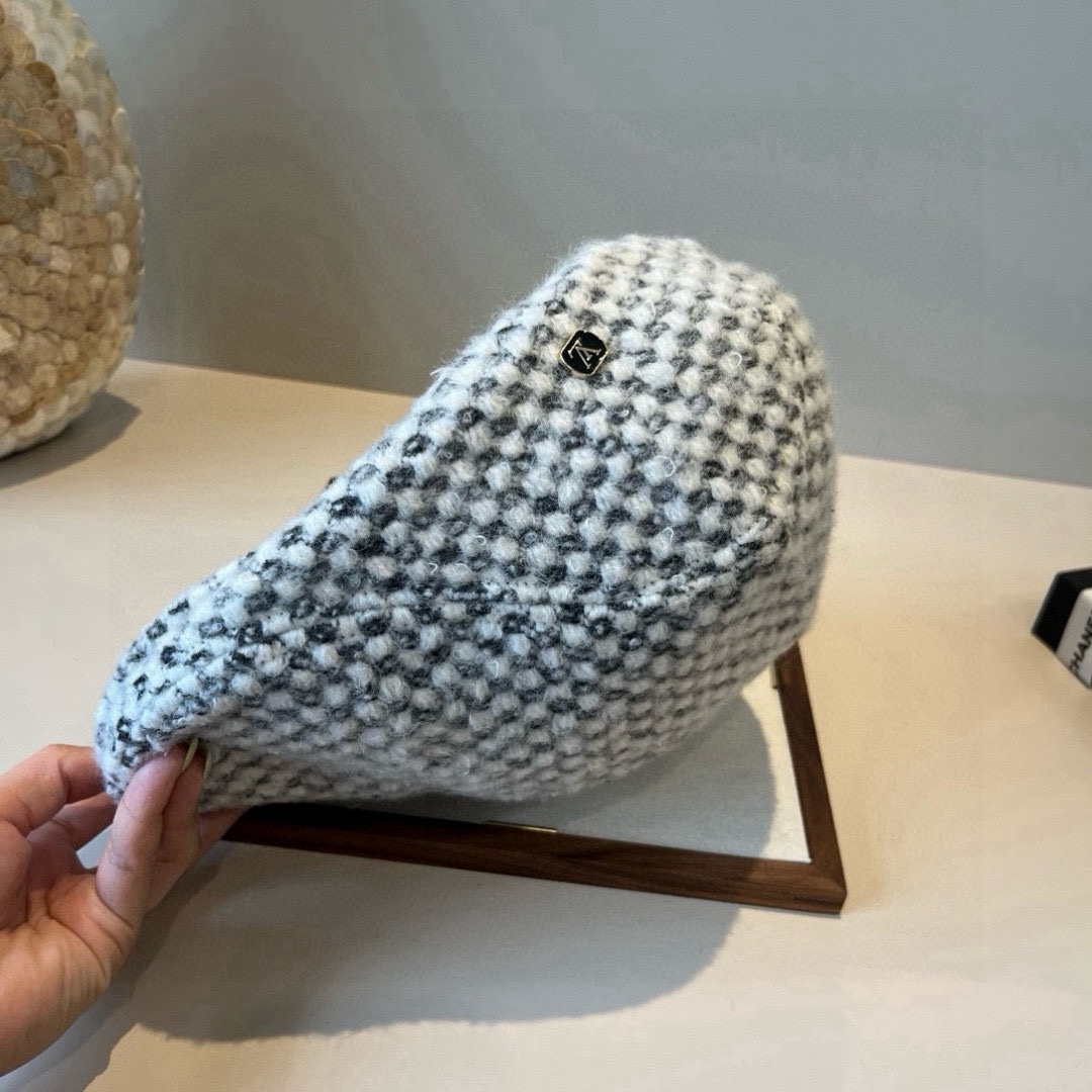 🆕

Lv路易威登羊毛前进鸭舌帽，男女通用，