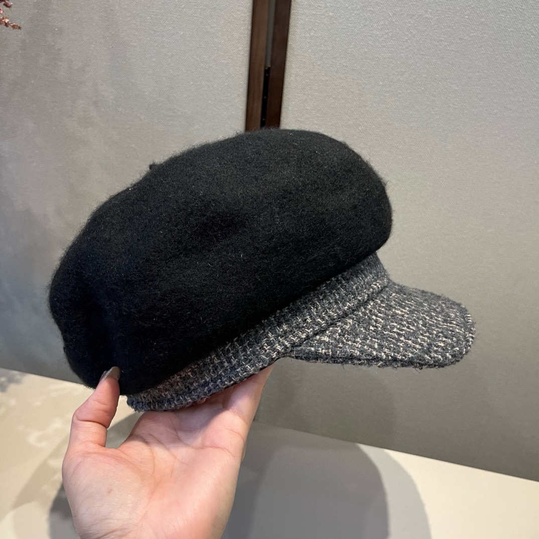 🆕

Chanel香奈儿新款鸭舌军帽，高级定制，头围57cm