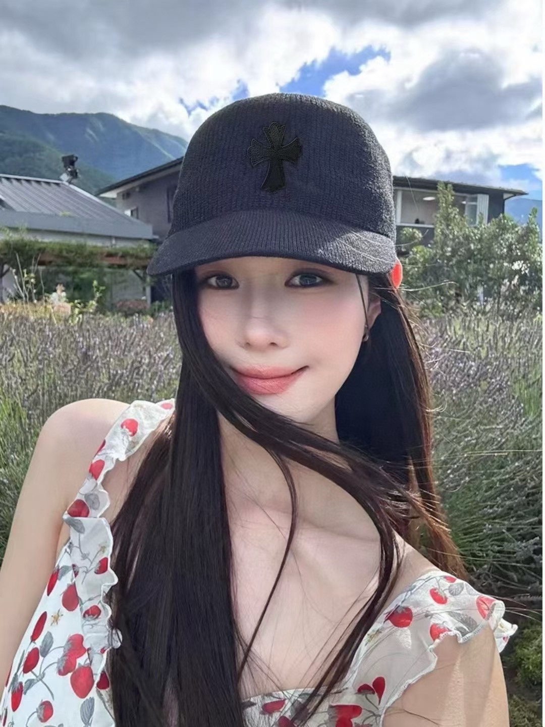 🆕

克罗心鸭舌草帽，定制款骑士帽，头围57cm