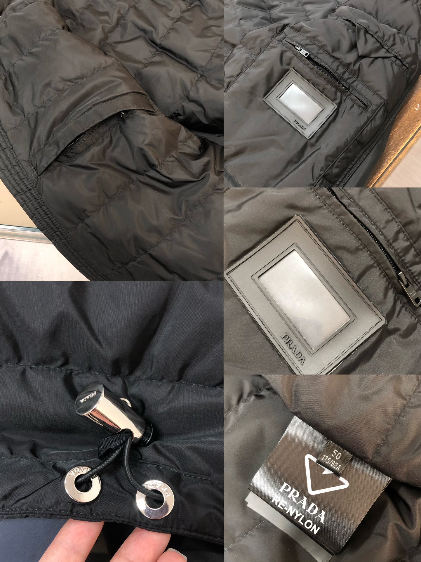 Prada down jacket PRADA 25 New re-nylon, 95 — photo 8