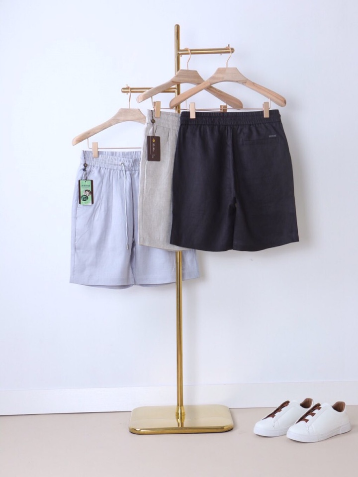 Loro Piana 诺悠翩雅lP🆕 【经典隽永｜雨露麻老钱风短裤】甄选北欧雨露麻原纱织造，经自然沤制呈