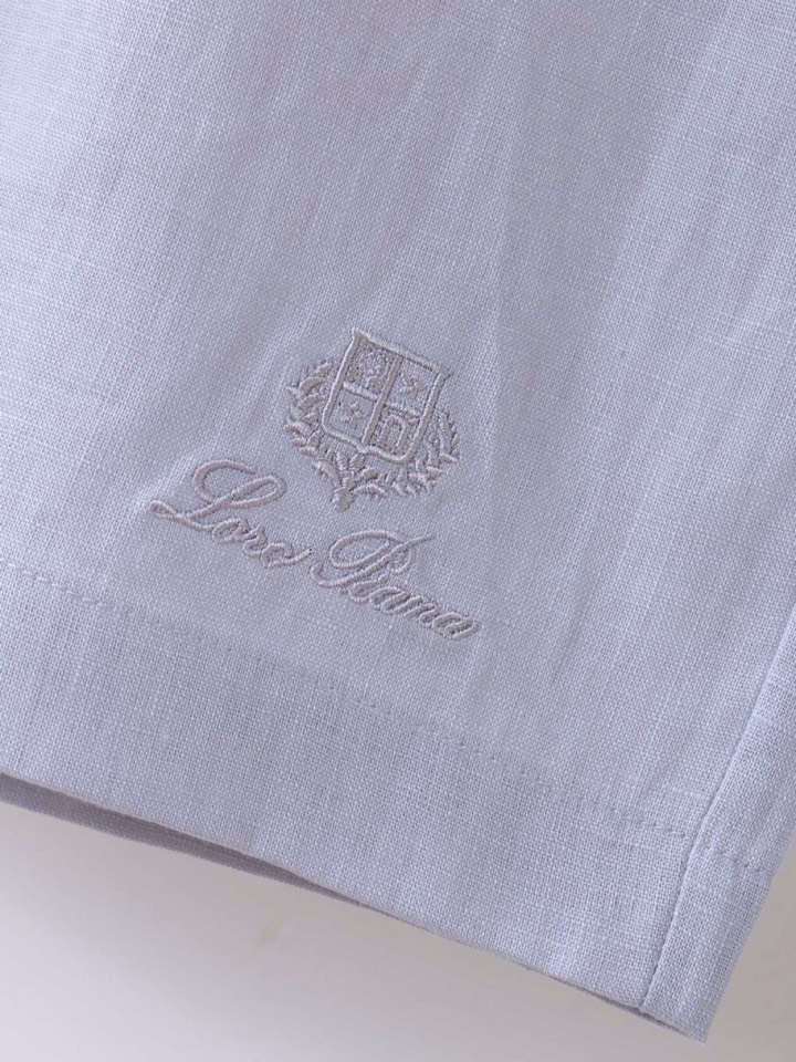 Loro Piana 诺悠翩雅lP🆕 【经典隽永｜雨露麻老钱风短裤】甄选北欧雨露麻原纱织造，经自然沤制呈