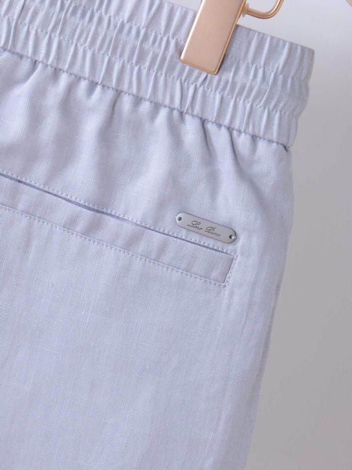 Loro Piana 诺悠翩雅lP🆕 【经典隽永｜雨露麻老钱风短裤】甄选北欧雨露麻原纱织造，经自然沤制呈