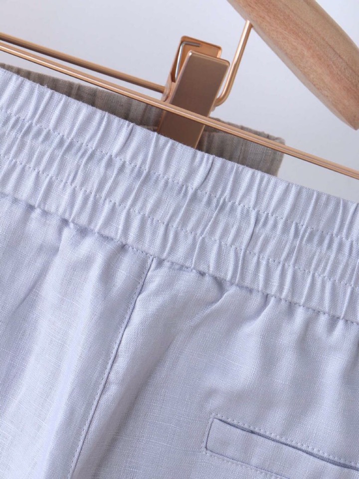 Loro Piana 诺悠翩雅lP🆕 【经典隽永｜雨露麻老钱风短裤】甄选北欧雨露麻原纱织造，经自然沤制呈