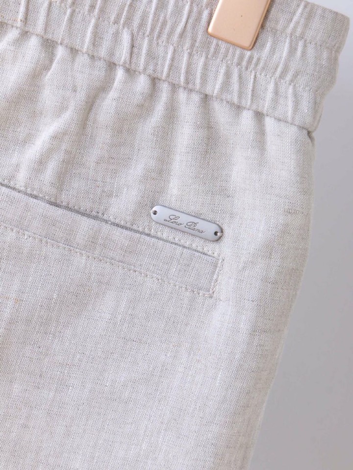 Loro Piana 诺悠翩雅lP🆕 【经典隽永｜雨露麻老钱风短裤】甄选北欧雨露麻原纱织造，经自然沤制呈