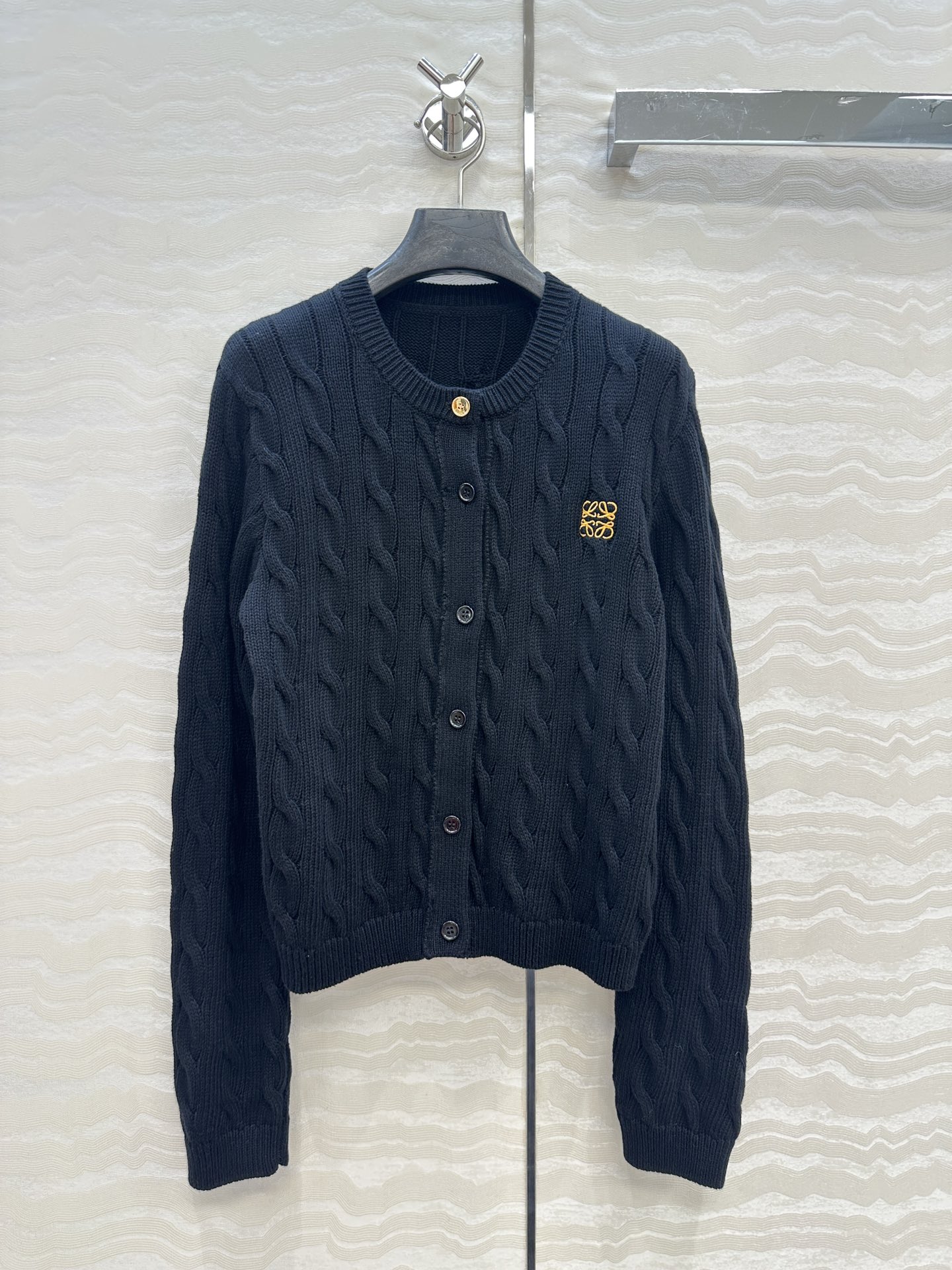 Loewe Gebreid Vest met Logo - Elegant en Tijdloos Design