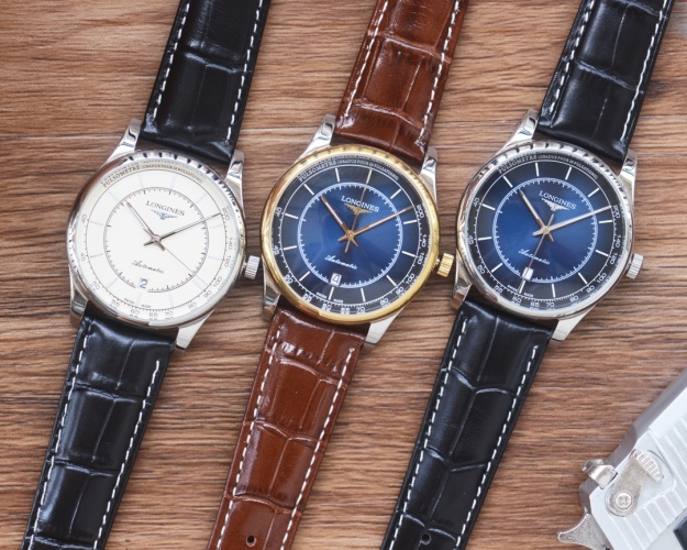 Longines Men's Automatic Mechanical Watch with Leather or Stainless Steel Band 1 Longines Men's Automatic Mechanical Watch with Leather or Stainless Steel Band
