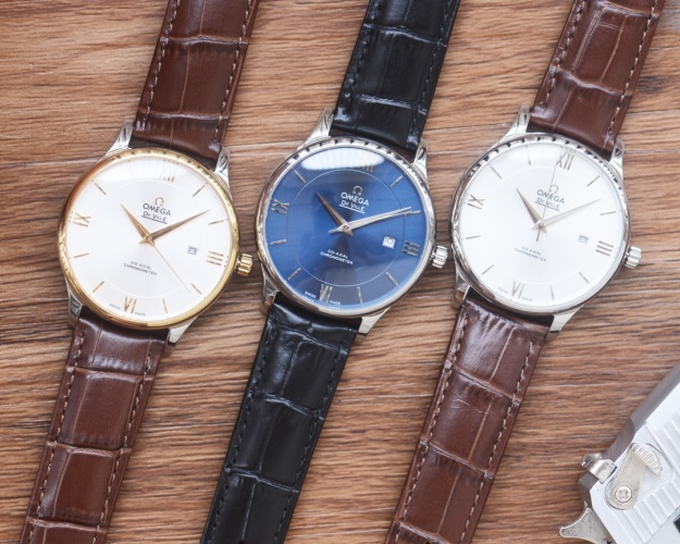 Omega De Ville Automatic Men's Watch with Leather Band, 41mm Diameter 1 Omega De Ville Automatic Men's Watch with Leather Band, 41mm Diameter