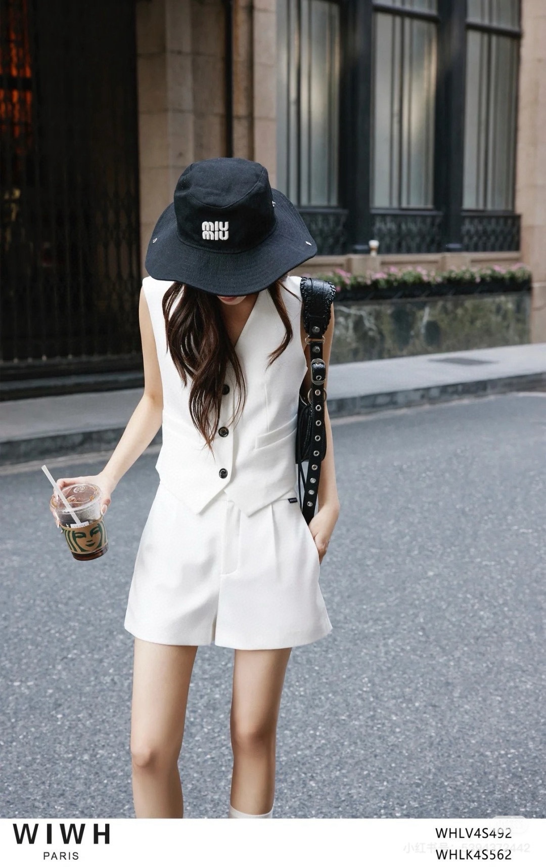 🆕

miumiu缪缪高端牛仔渔夫帽，原单品质，头围57cm