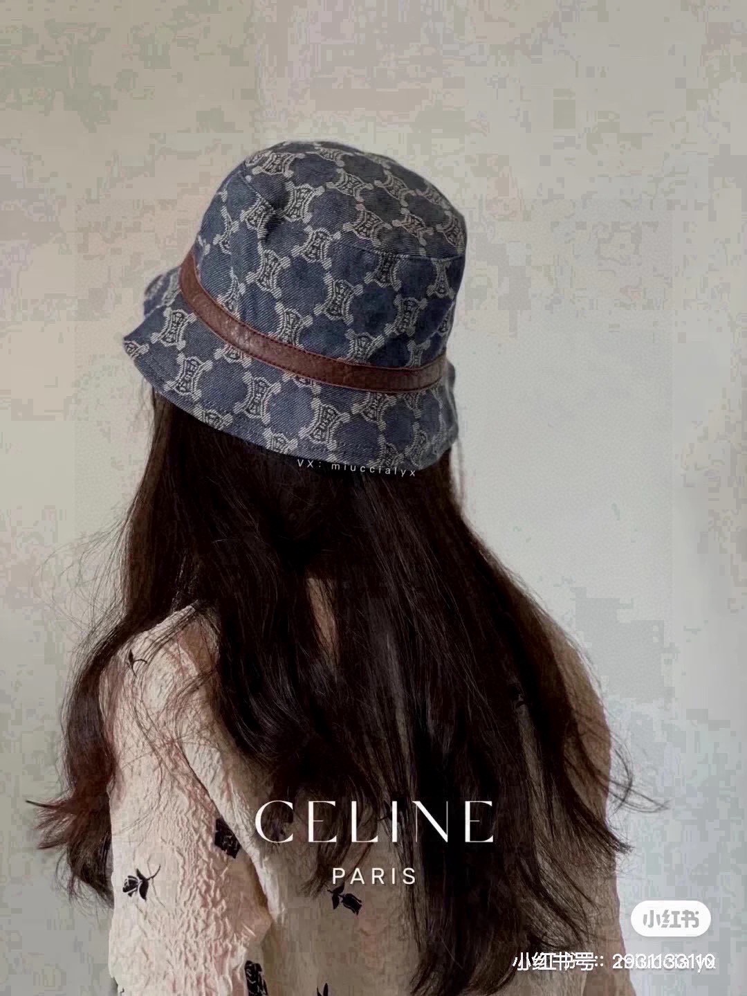 🆕
Celine赛琳，2024年秋冬新款渔夫帽，帆布帽，细节待上