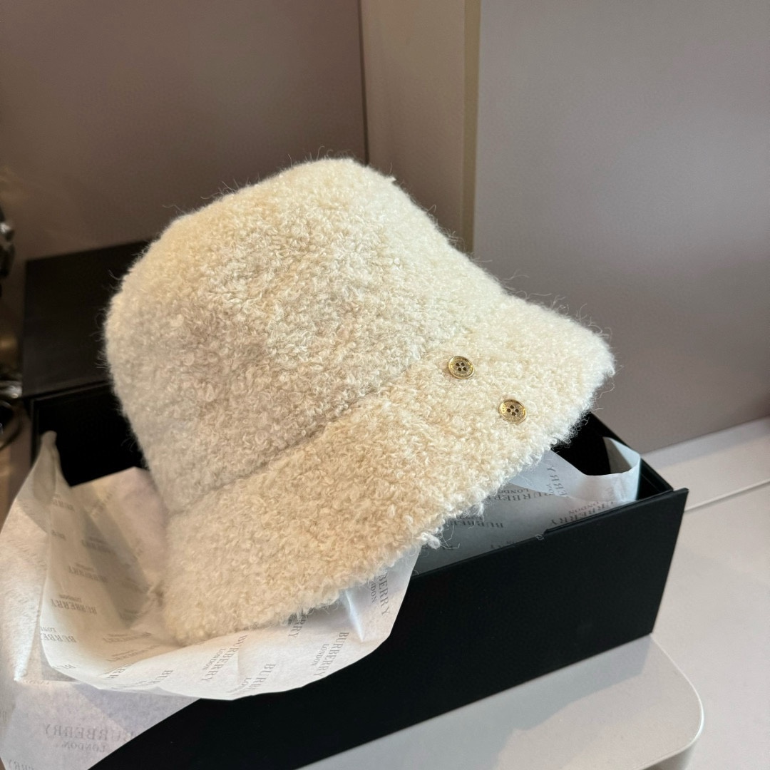 🆕

Burberry巴宝莉新款羊毛盆帽，手抓渔夫帽，头围57cm
