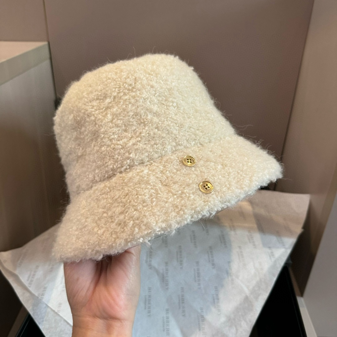 🆕

Burberry巴宝莉新款羊毛盆帽，手抓渔夫帽，头围57cm