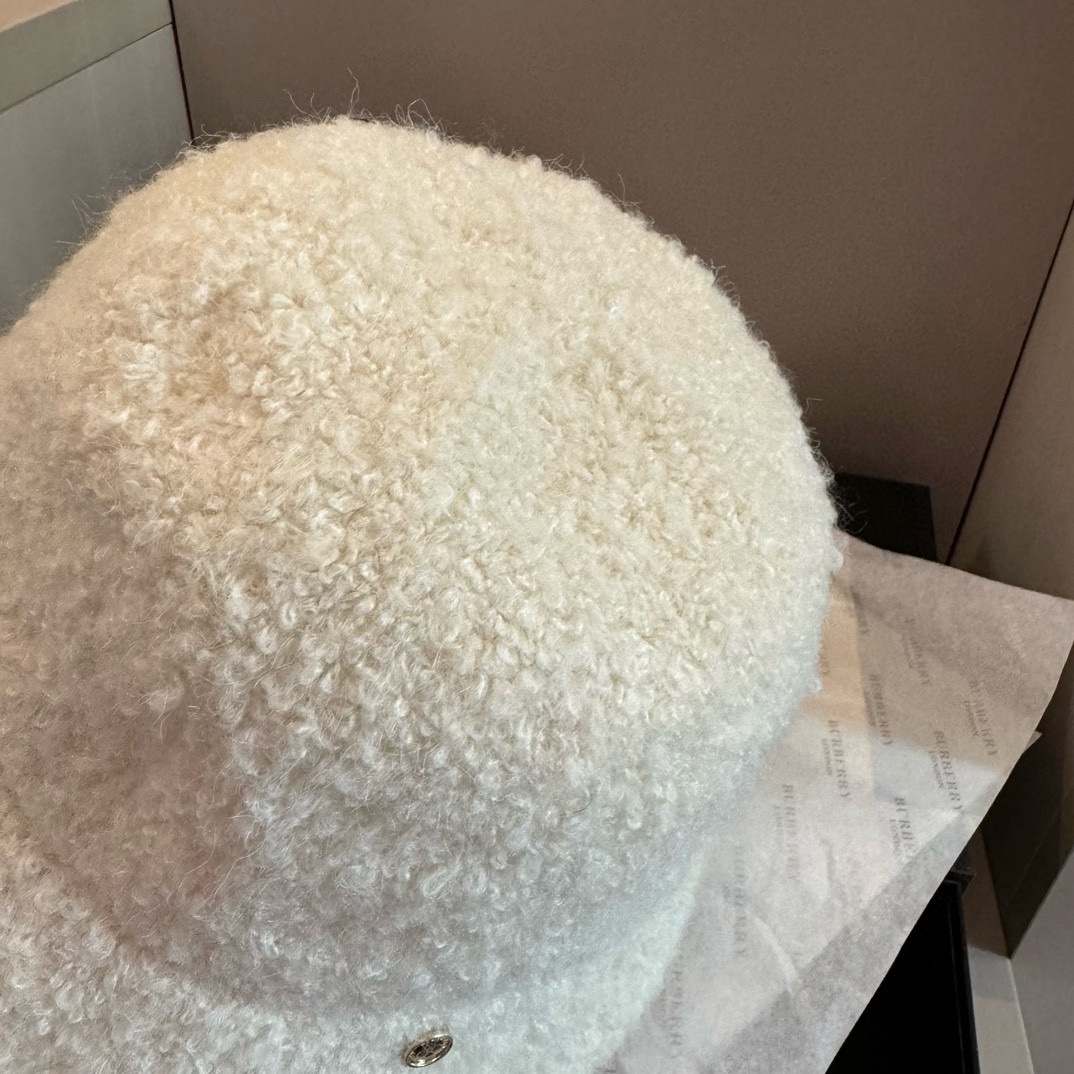 🆕

Burberry巴宝莉新款羊毛盆帽，手抓渔夫帽，头围57cm