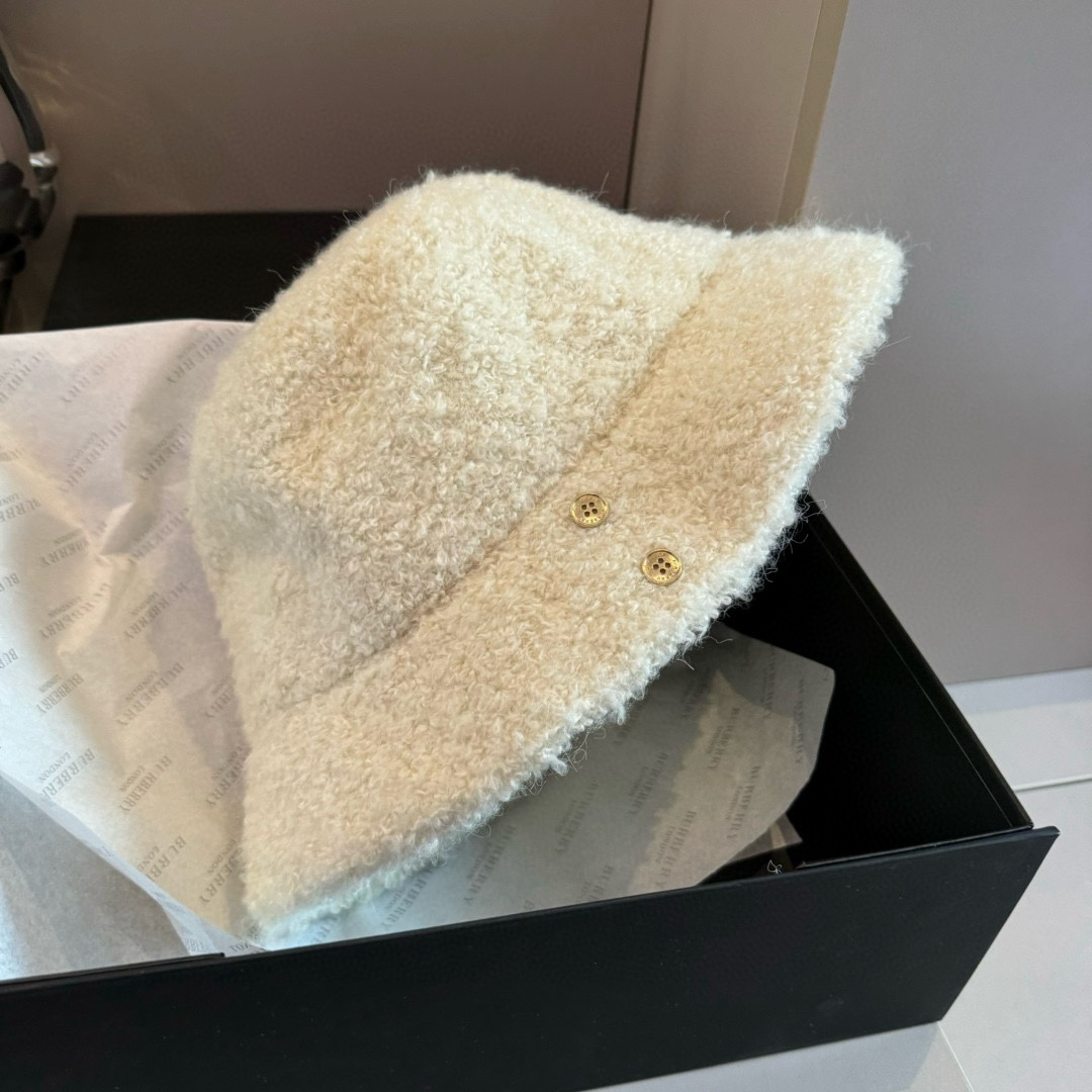🆕

Burberry巴宝莉新款羊毛盆帽，手抓渔夫帽，头围57cm