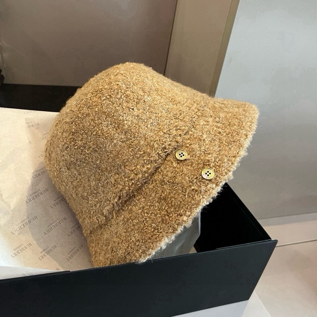 🆕

Burberry巴宝莉新款羊毛盆帽，手抓渔夫帽，头围57cm
