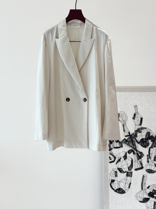 The Row Women's Double-Breasted Blazer - Relaxed Fit, Lightweight 1 The Row Women's Double-Breasted Blazer - Relaxed Fit, Lightweight