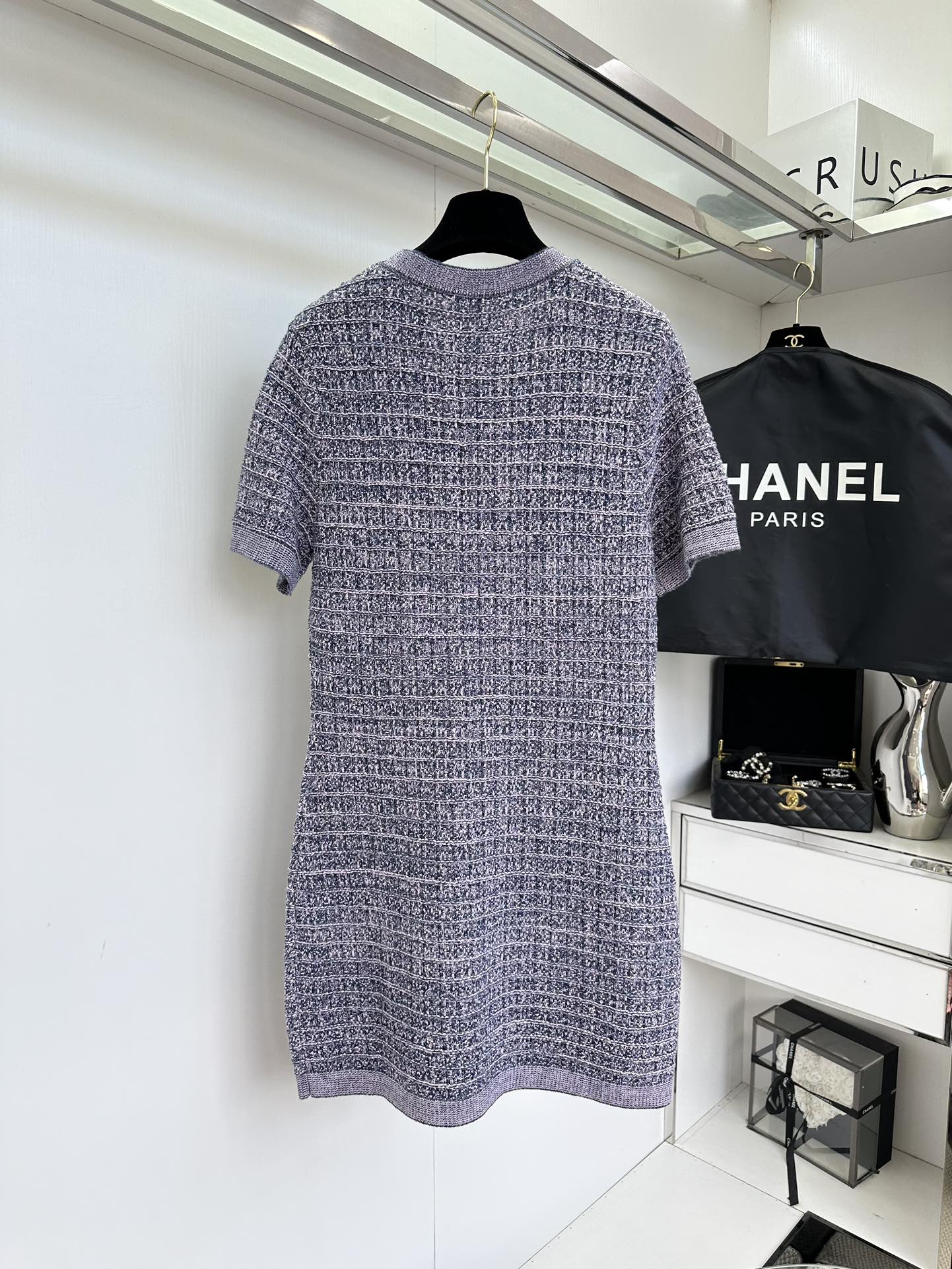 Elegant Floral Yarn Knitted Round Neck Dress - Chic & Comfortable 10 i1756214891 5028 8