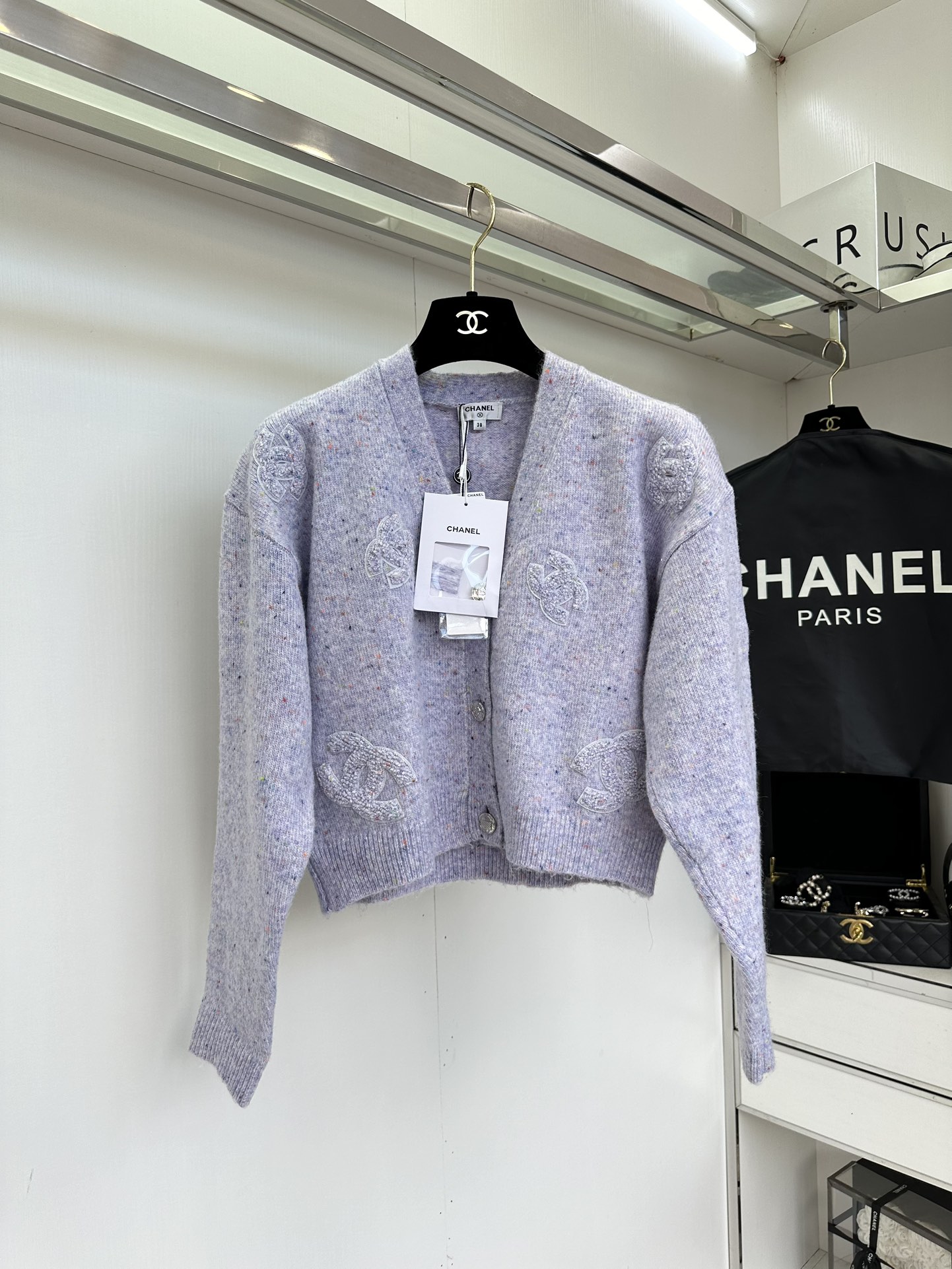 Chanel-Style Wool Cardigan Sweater with Embroidered CC Logo 2 i1756216045 5879 0
