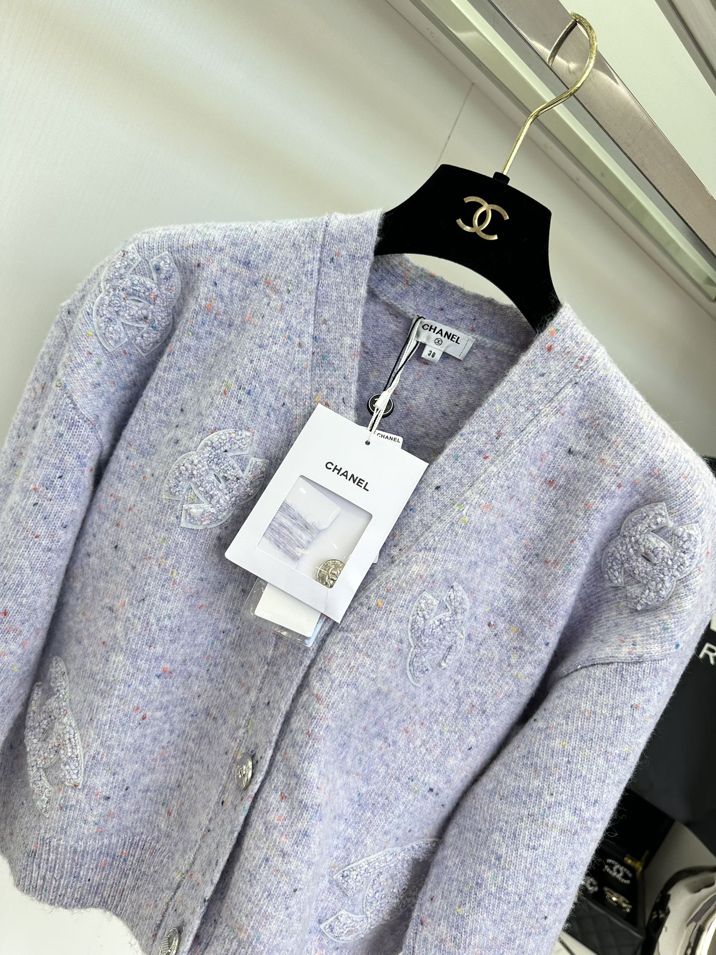 Chanel-Style Wool Cardigan Sweater with Embroidered CC Logo 4 i1756216045 9260 2