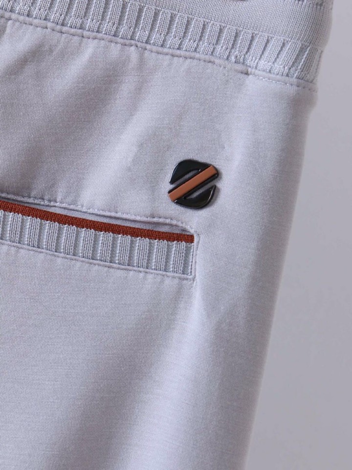 Ermenegildo Zegna 杰尼亚空气层质感长裤休闲裤\n质感老钱男士束腰直筒休闲裤，裤腰罗纹撞