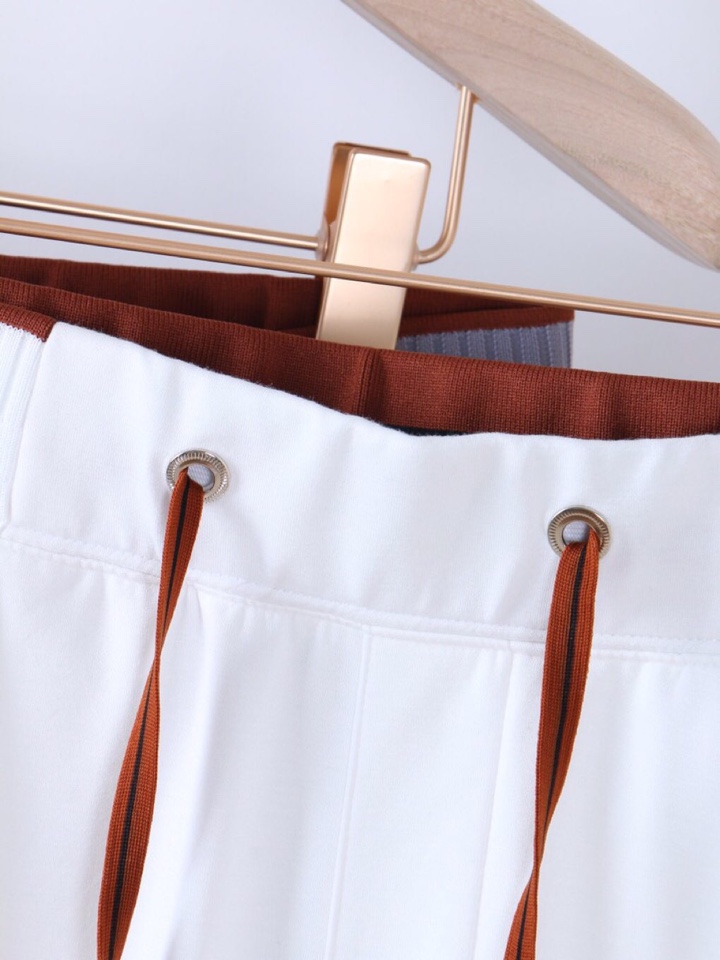 Ermenegildo Zegna 杰尼亚空气层质感长裤休闲裤\n质感老钱男士束腰直筒休闲裤，裤腰罗纹撞