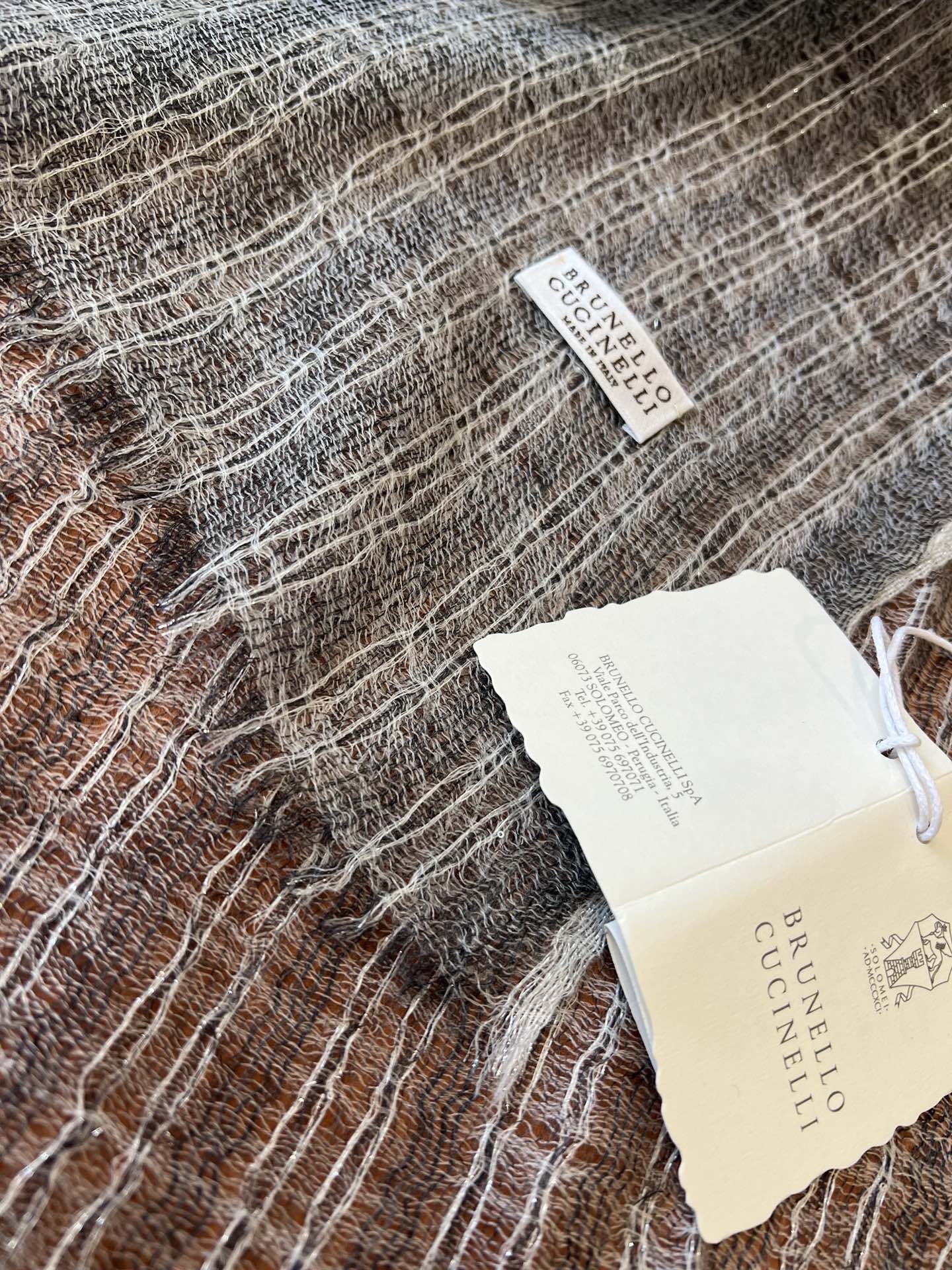 福利🉐️久违正品BRUNELLO CUCINELLI的订单，独家原单渠道，bling的BC的专属金属纱线
