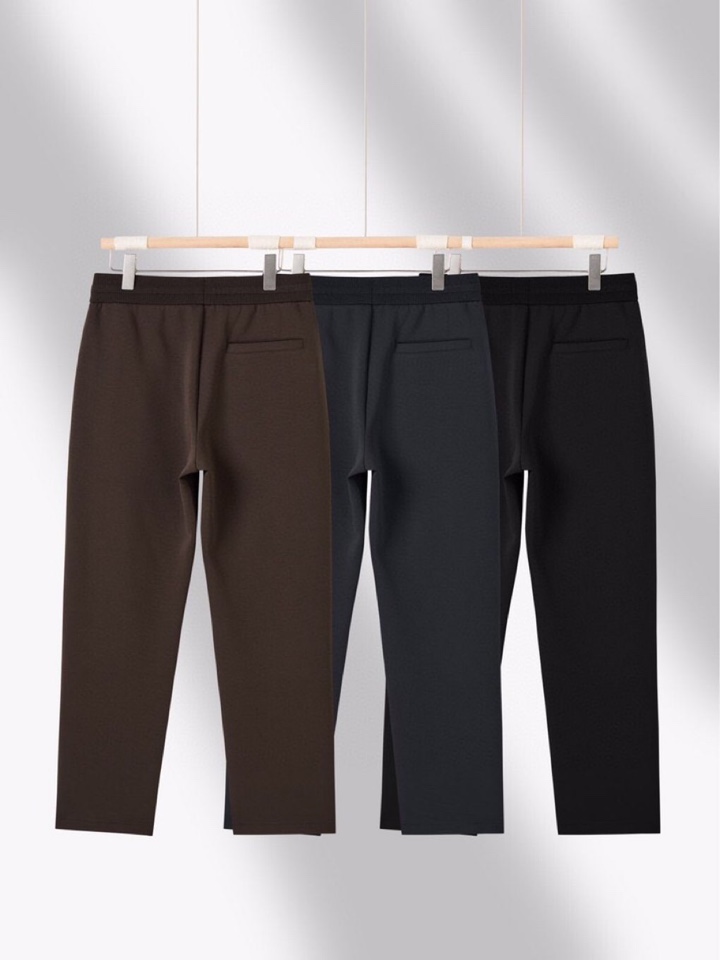 Ermenegildo Zegna 杰尼亚2025秋冬ZEGNA/静奢风格休闲裤。定织360克重超滑棉，