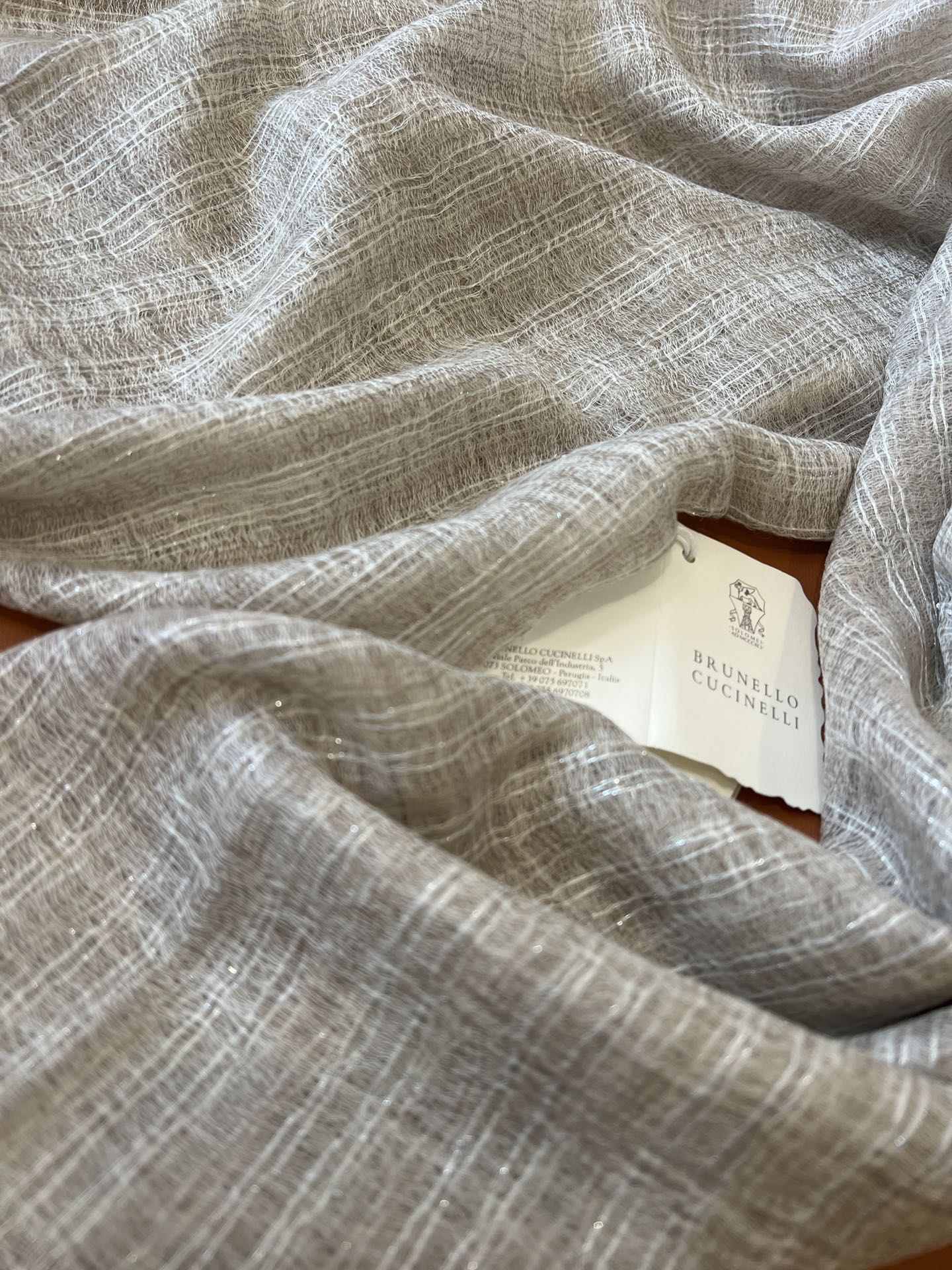 福利🉐️久违正品BRUNELLO CUCINELLI的订单，独家原单渠道，bling的BC的专属金属纱线