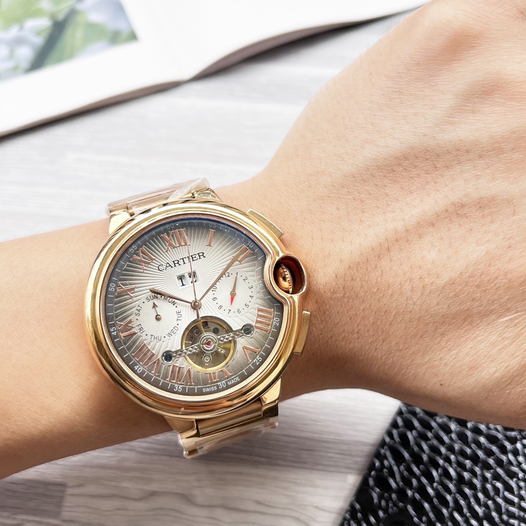 NO:340056,Platinum Steel 30 Blue Balloon Series Shockingly launched [Latest] Cartier Multifunctional Boutique Design [Type] Boutique Men's Watch [Watch Strap] Real Cowhide Strap [Movement] High-end Fully Automatic Mechanical Movement [Mirror] Mineral Strengthened Glass (More High Definition) Elegant Taste, Exotic, Ingenious, Ingenious, Wrist Treasure, Size Diameter 42mm Thickness 12.5mm Hot Sale!  Welcome to reprint!  cartier cowhide19860909白金钢30 蓝气球系列 震撼上市【最新】卡地亚 多功能精品设计【类型】精品男士腕表【表带】真牛皮表带【机芯】高端全自动机械机芯【镜面】矿物质强化玻璃（更高清） 品味高雅 浩瀚大气 匠心独运 腕间瑰宝 尺寸直径42mm厚12.5mm热卖上市！欢迎转载！,,cartier,cowhide,Watch