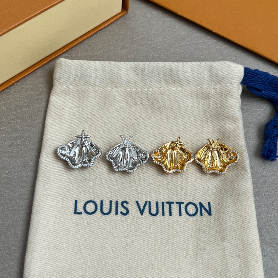 【】🔥新款🔥LV 耳钉🔹🔹Louis Vuitton 路易威登🔹专柜一致材质 火爆款出货 设计独特 复古