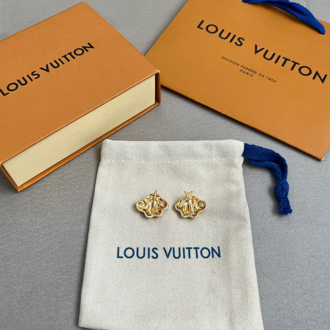 【】🔥新款🔥LV 耳钉🔹🔹Louis Vuitton 路易威登🔹专柜一致材质 火爆款出货 设计独特 复古