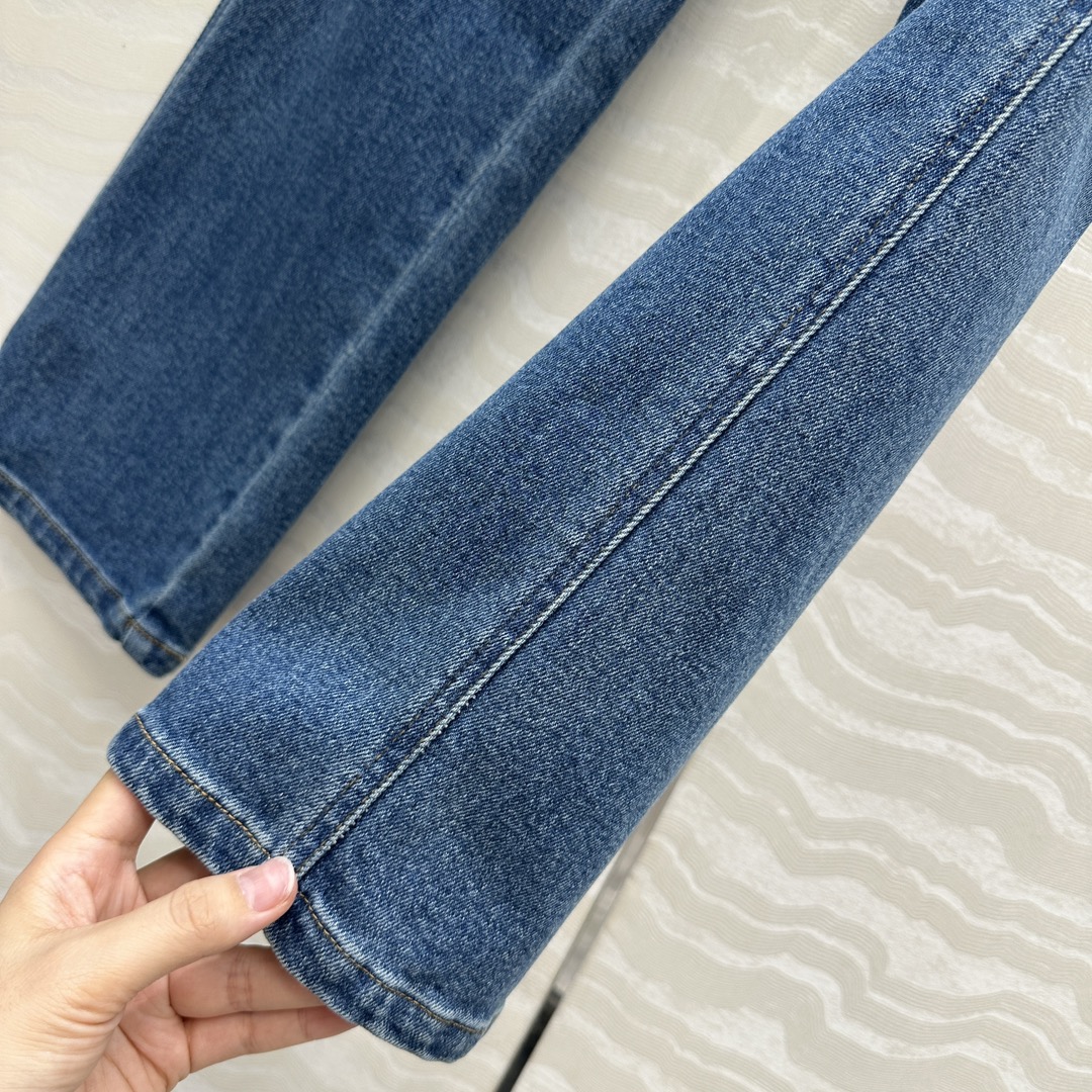 独家首发❤️原单品质❤️lP🆕老钱风高智感穿搭！经典Brooke烟管牛仔裤！原浆复古水洗蓝牛仔，进口纯棉