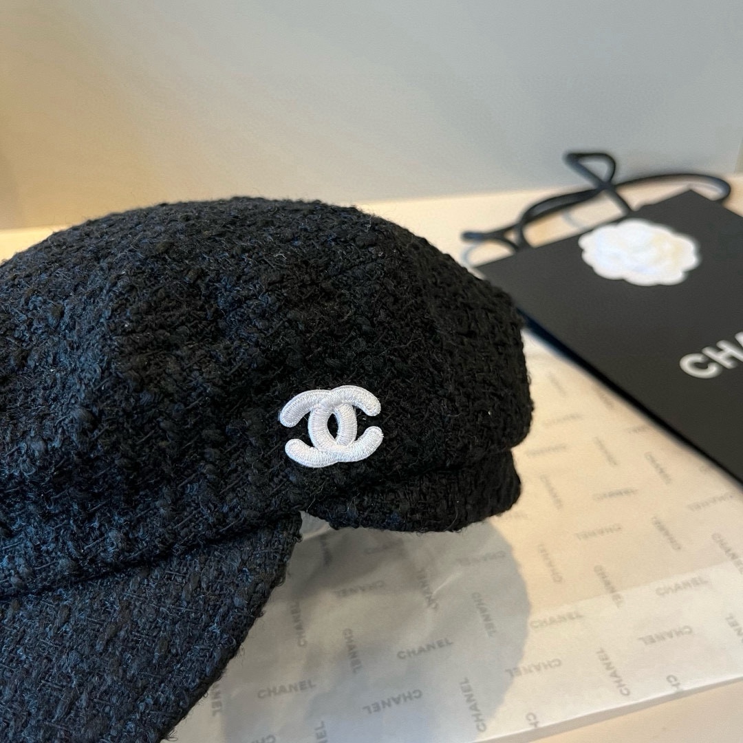 🆕

香奈儿新款鸭舌画家帽，头围57cm