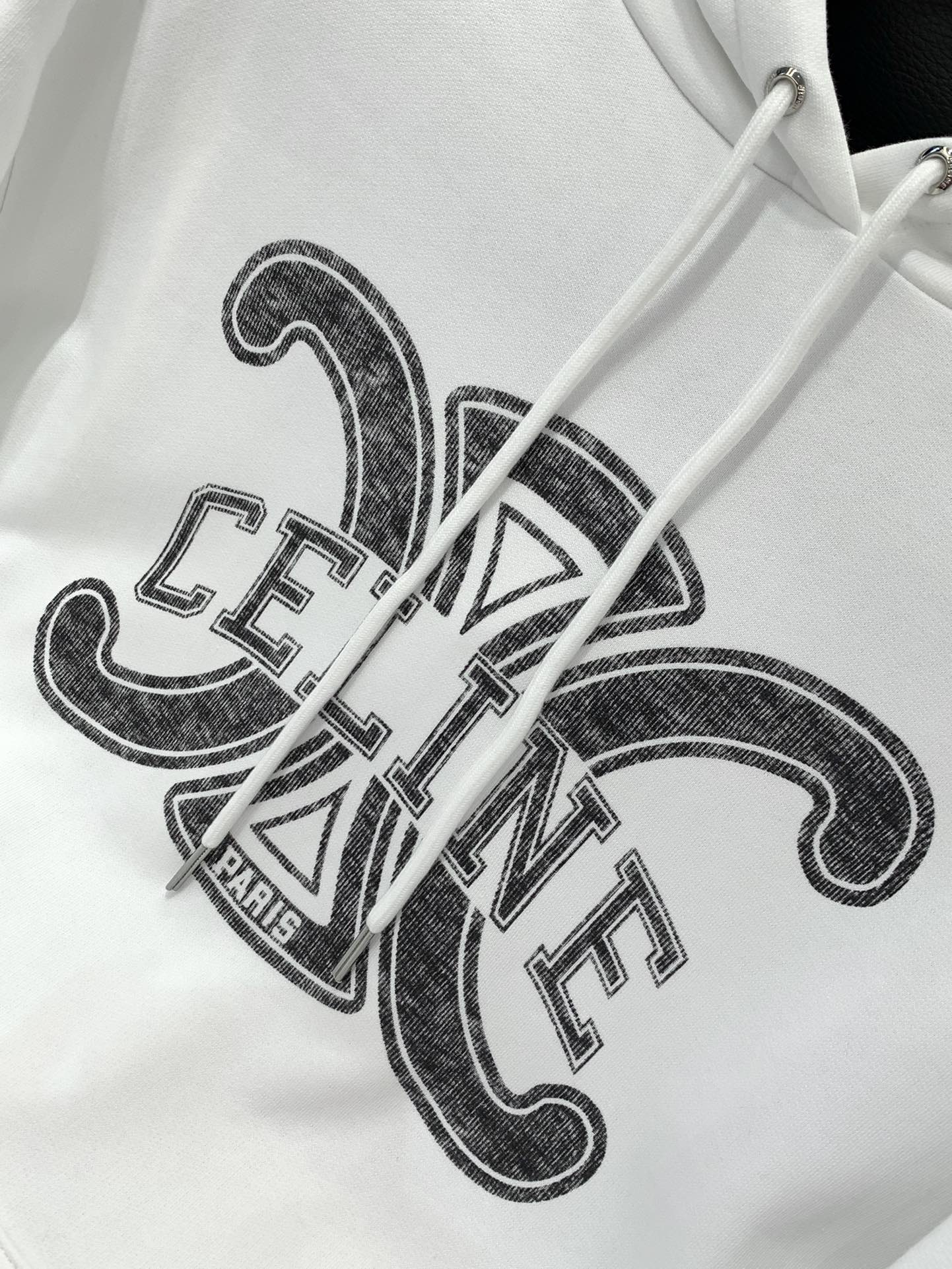 ，Celine 瑟琳，2025秋季新品，专柜同步有售，原单狠货，时尚休闲连帽卫衣，采用进口原版面料，顶级