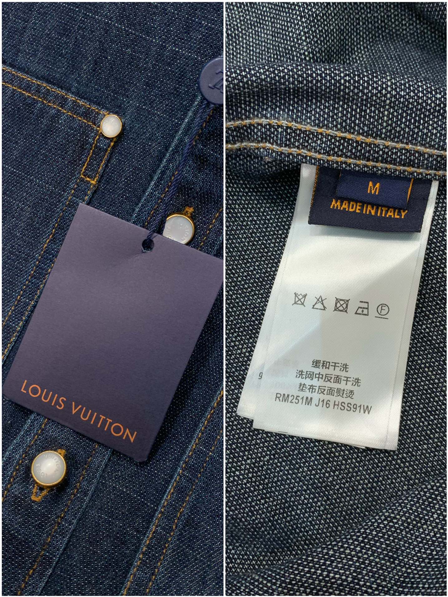 衣服LouisVuitton 路易威登，2025春季最新款，专柜同步有售，原单狠货，时尚休闲牛仔套装，上