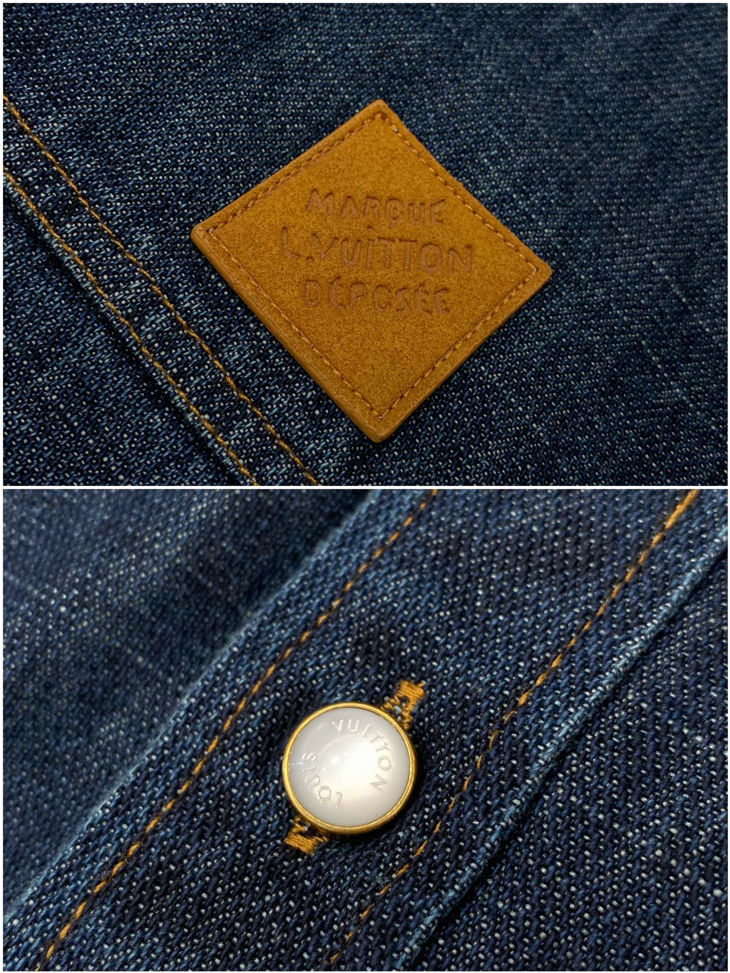 衣服LouisVuitton 路易威登，2025春季最新款，专柜同步有售，原单狠货，时尚休闲牛仔套装，上