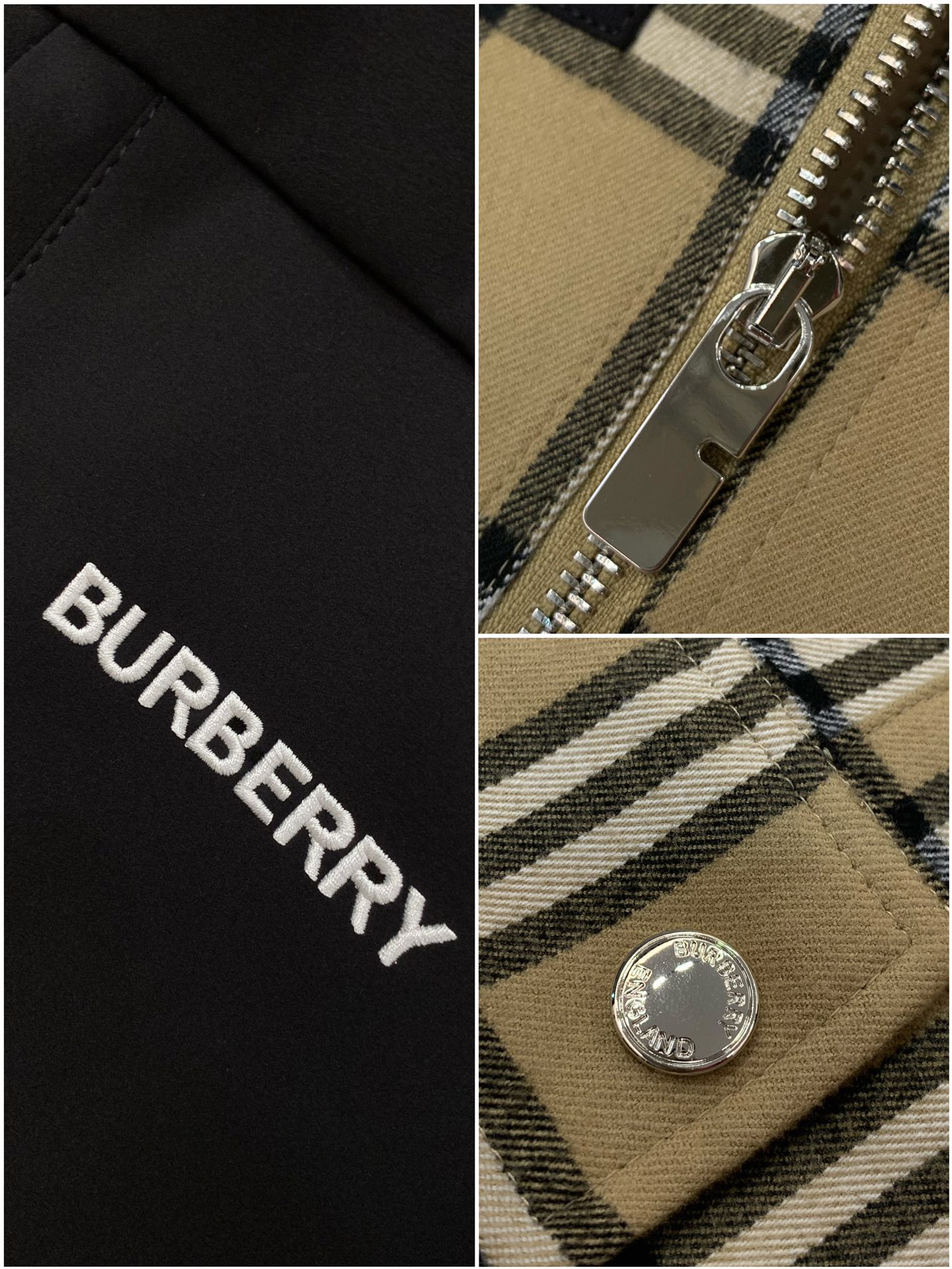 ，Burberry 巴宝莉，2025秋季最新品，专柜同步有售，原单狠货，时尚休闲夹克翻领外套，进口原版面