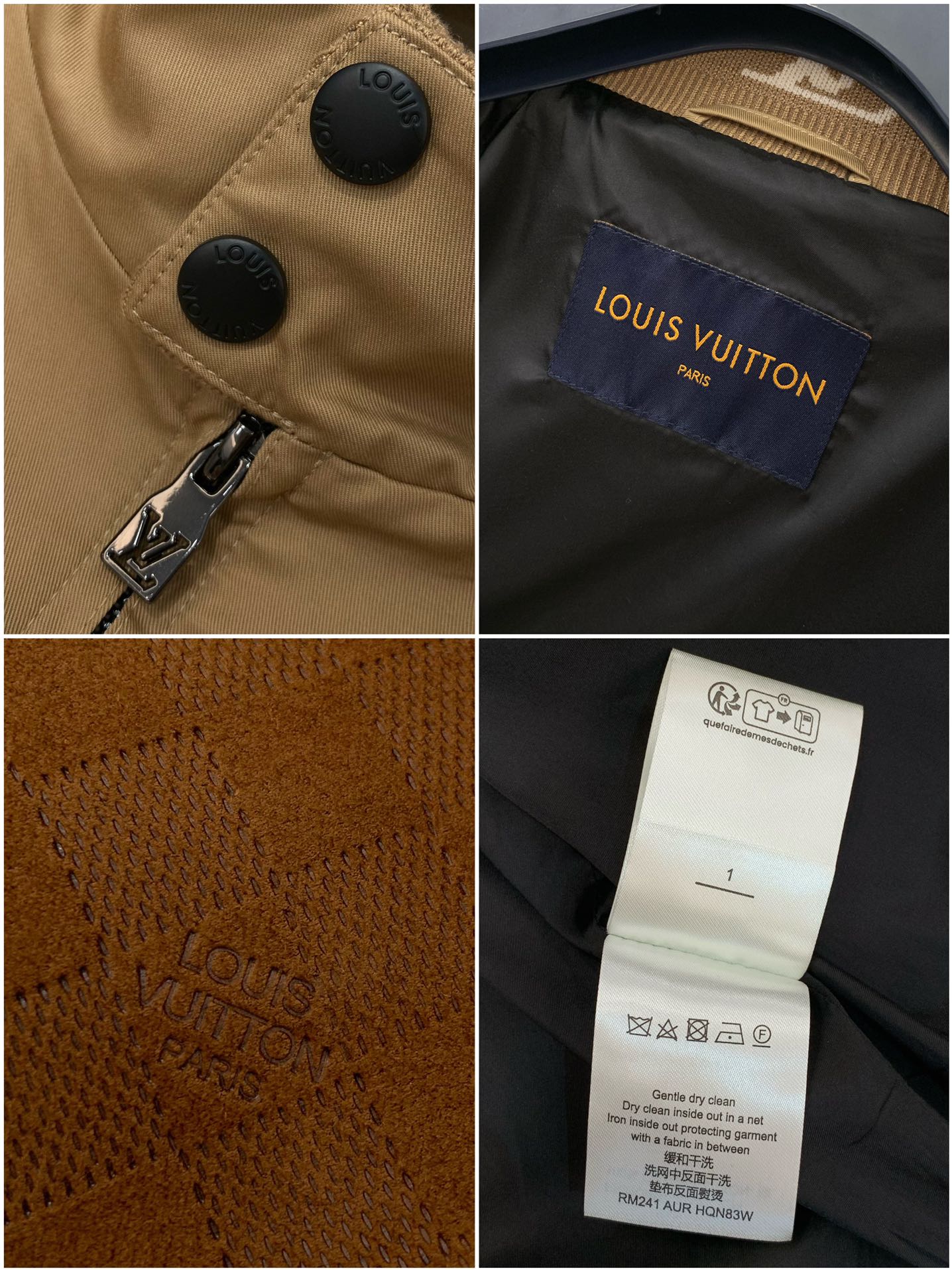 ，LouisVuitton 路易威登，2025秋季最新款，专柜同步有售，原单狠货，时尚休闲夹克外套，上身