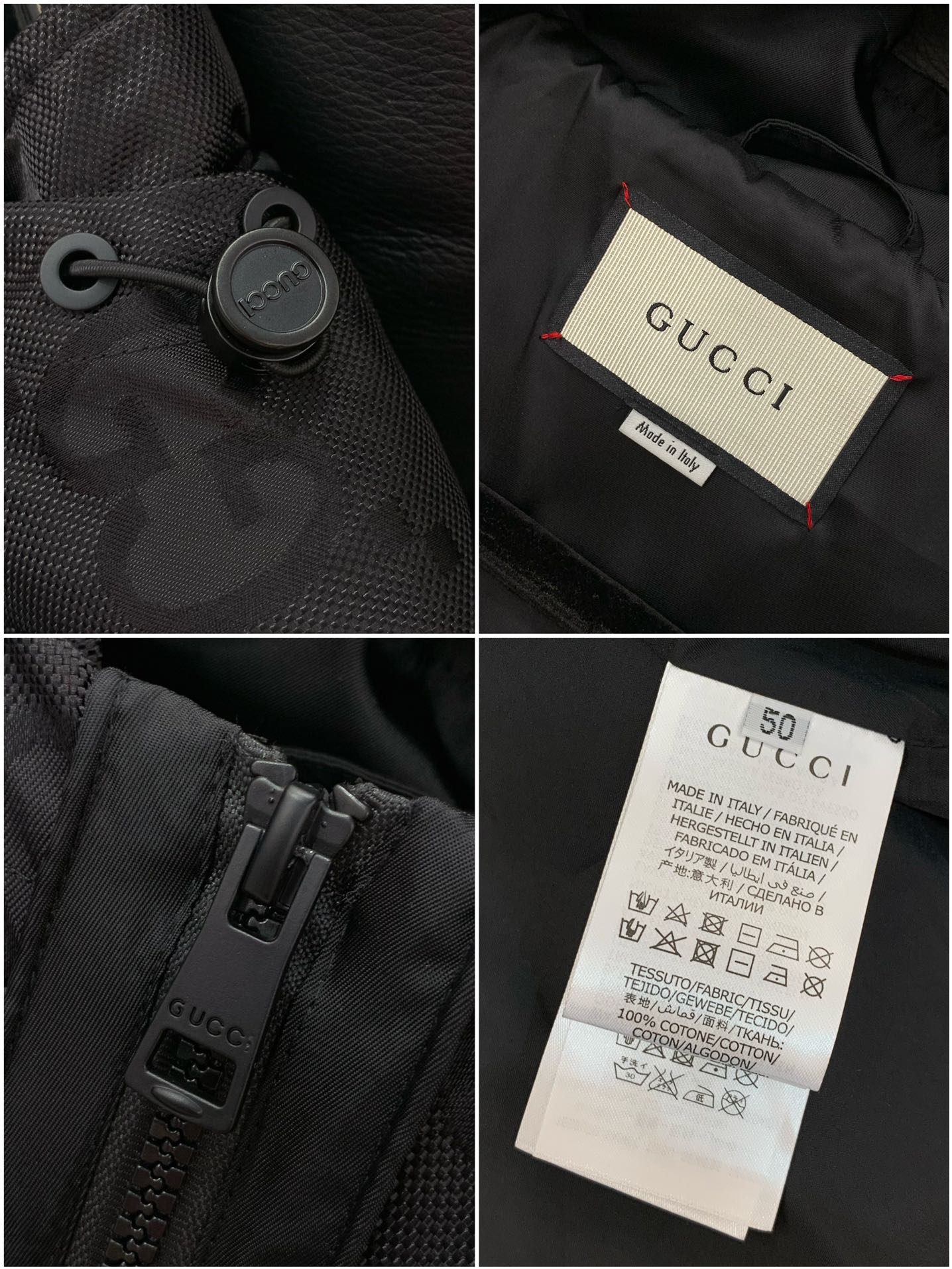 ，Gucci 古驰，2025秋季最新款，专柜同步有售，原单狠货，时尚休闲夹克外套，上身很有特点！吸睛而有