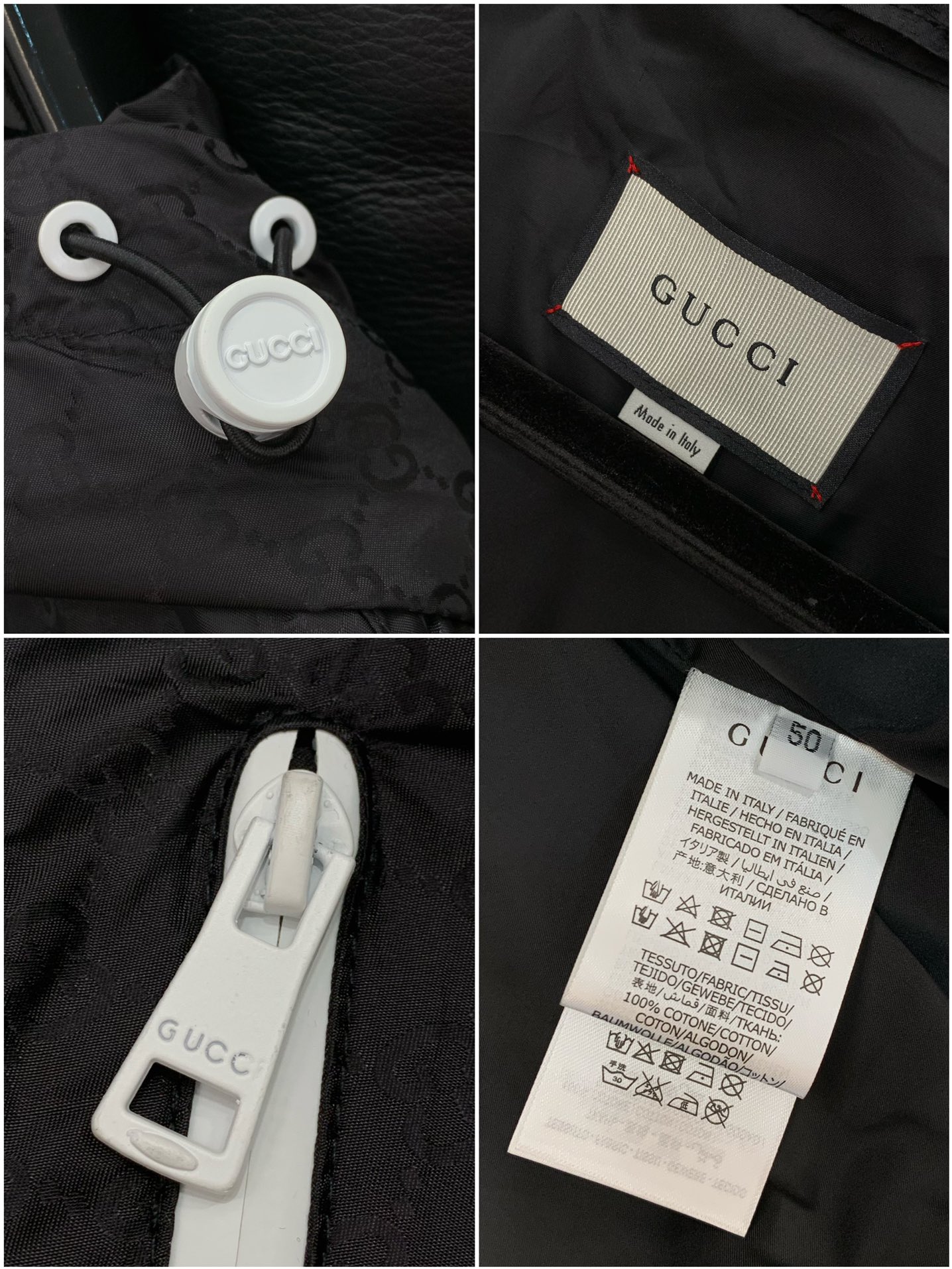 ，Gucci 古驰，2025秋季最新款，专柜同步有售，原单狠货，时尚休闲夹克外套，上身很有特点！吸睛而有