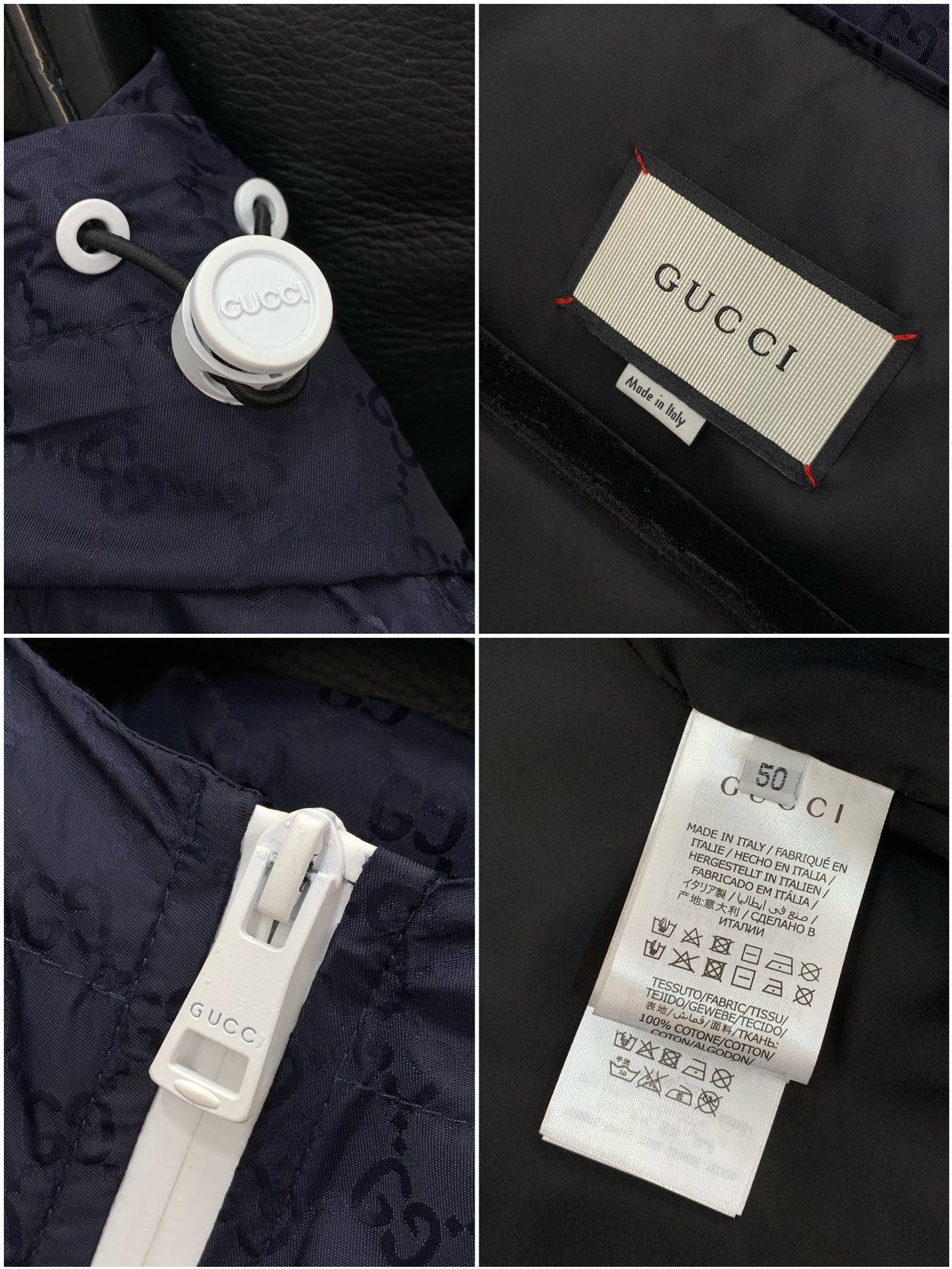 ，Gucci 古驰，2025秋季最新款，专柜同步有售，原单狠货，时尚休闲夹克外套，上身很有特点！吸睛而有