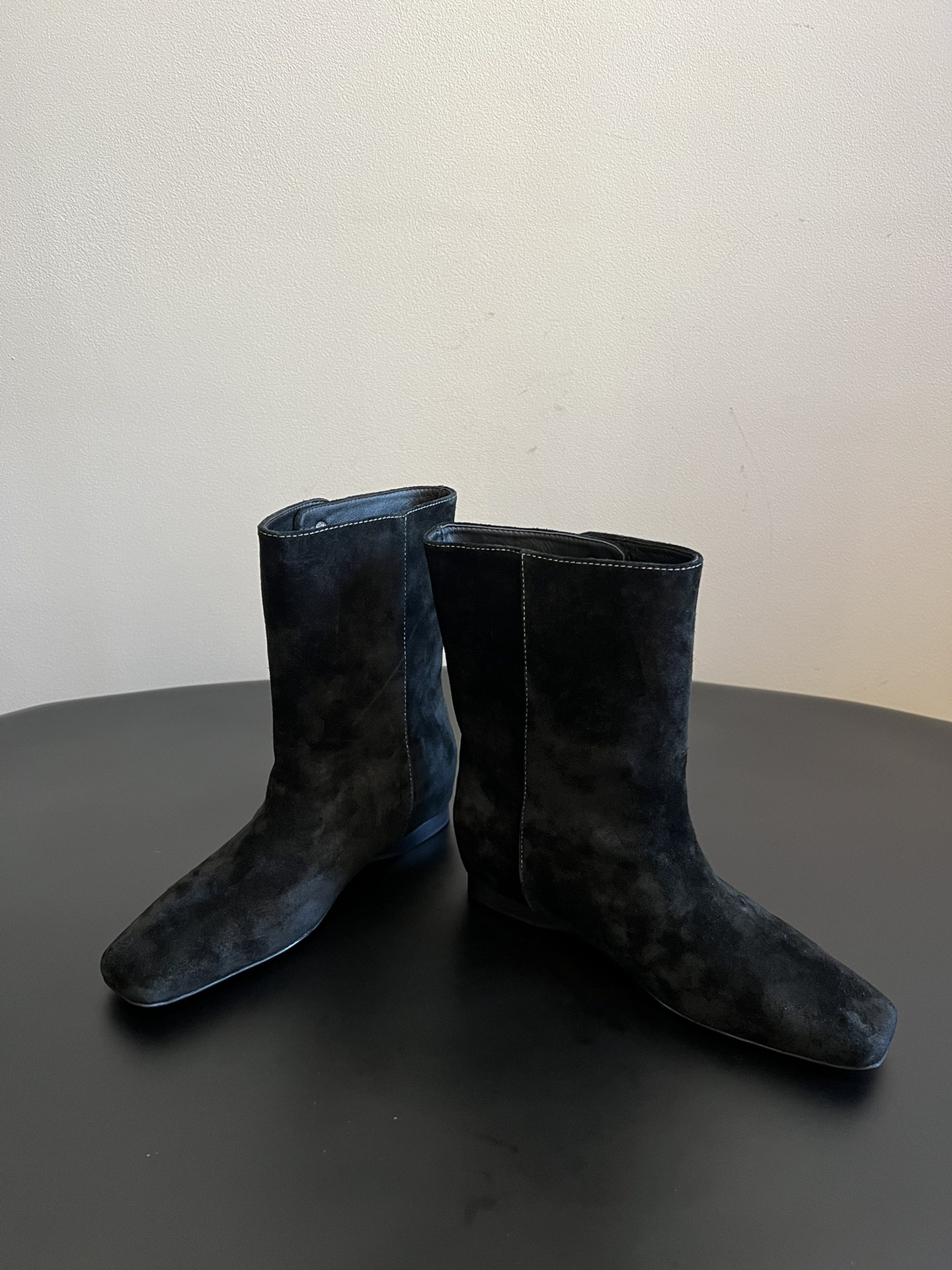 IMMI 25AW/尖头多排扣中筒靴一双可以配袜子穿的短靴 ~是一双小粗腿也能穿的短筒靴，冬季补货中，入