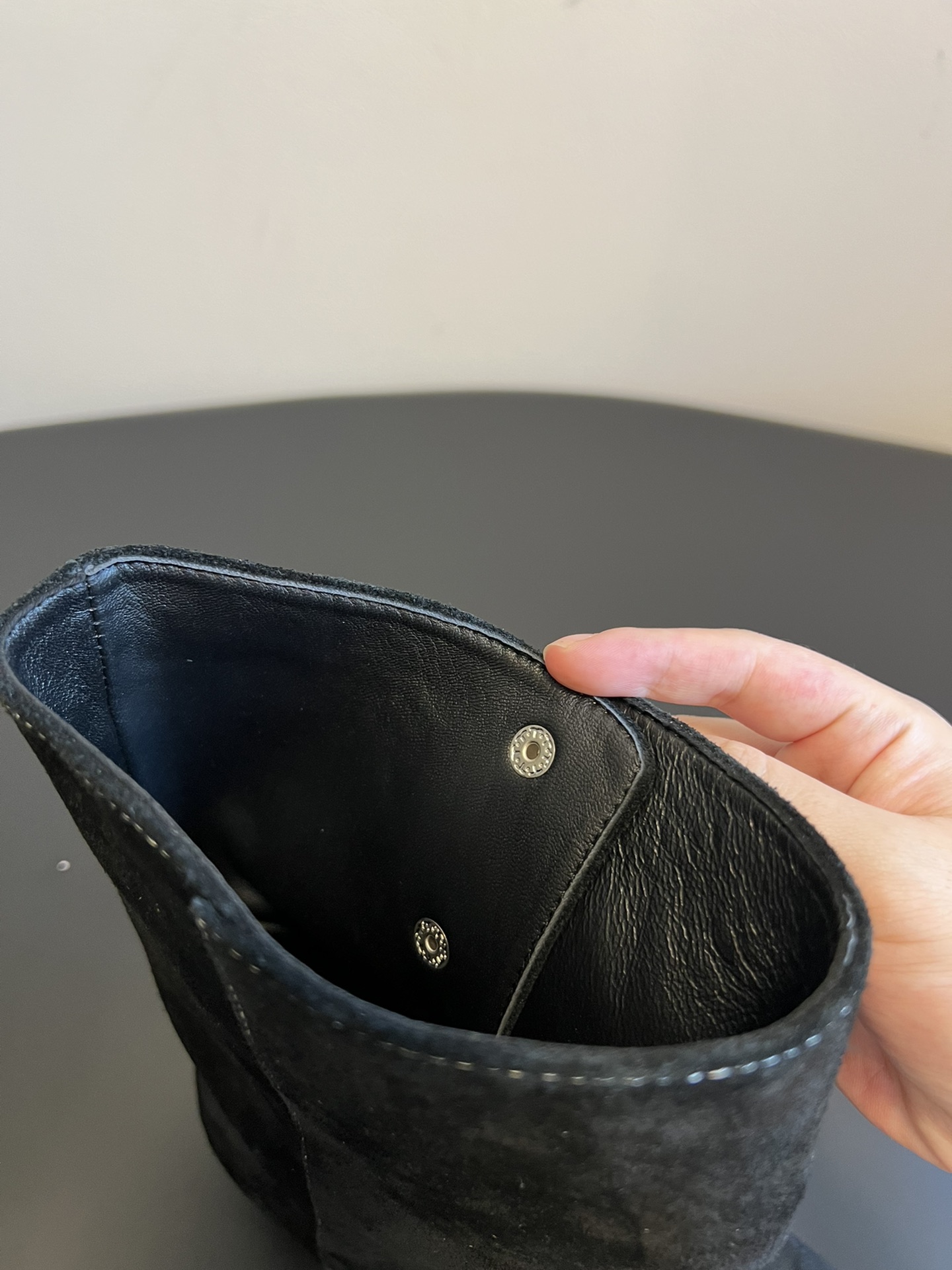 IMMI 25AW/尖头多排扣中筒靴一双可以配袜子穿的短靴 ~是一双小粗腿也能穿的短筒靴，冬季补货中，入