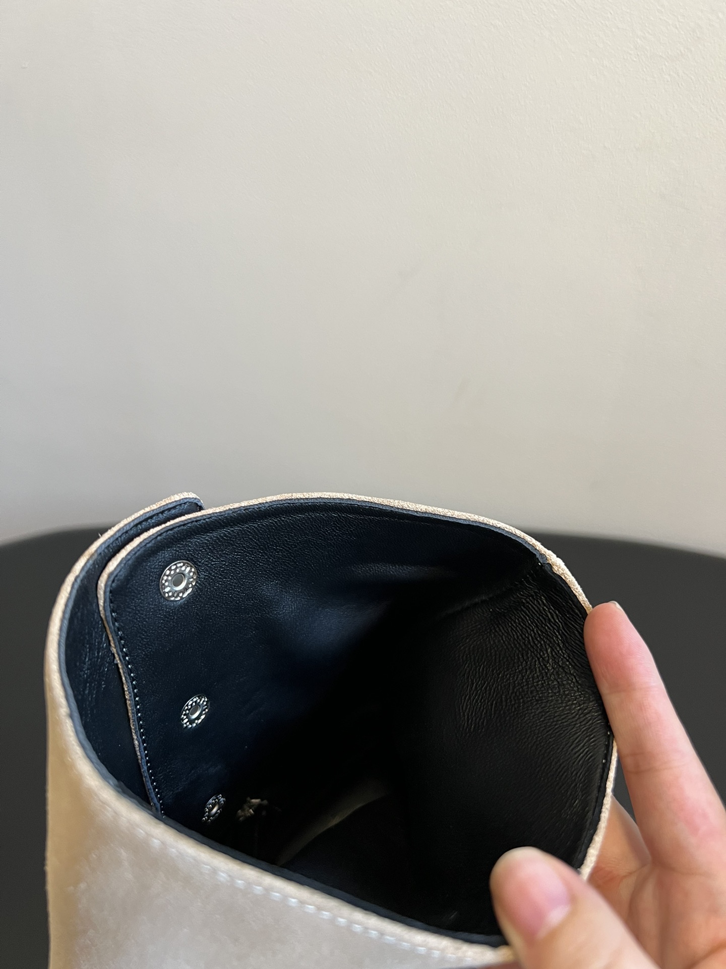 IMMI 25AW/尖头多排扣中筒靴一双可以配袜子穿的短靴 ~是一双小粗腿也能穿的短筒靴，冬季补货中，入