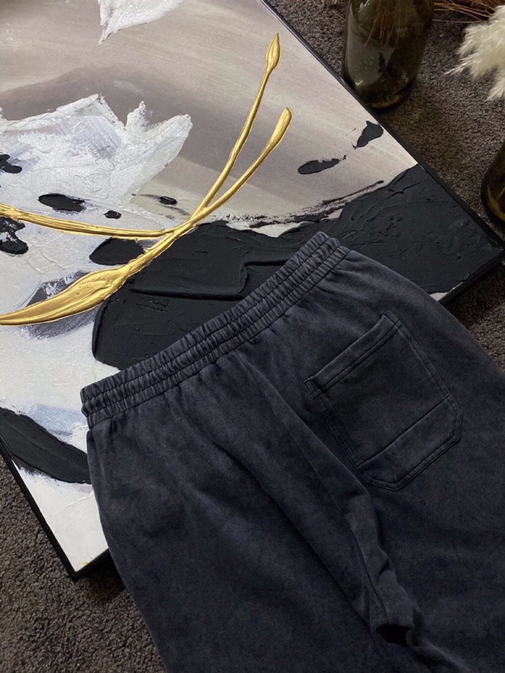 Y-3 山本耀司春夏/SS 主推仿旧水洗褪色长裤休闲裤，定制贵柜品质巴黎百分棉300克夏季长绒棉面料，前